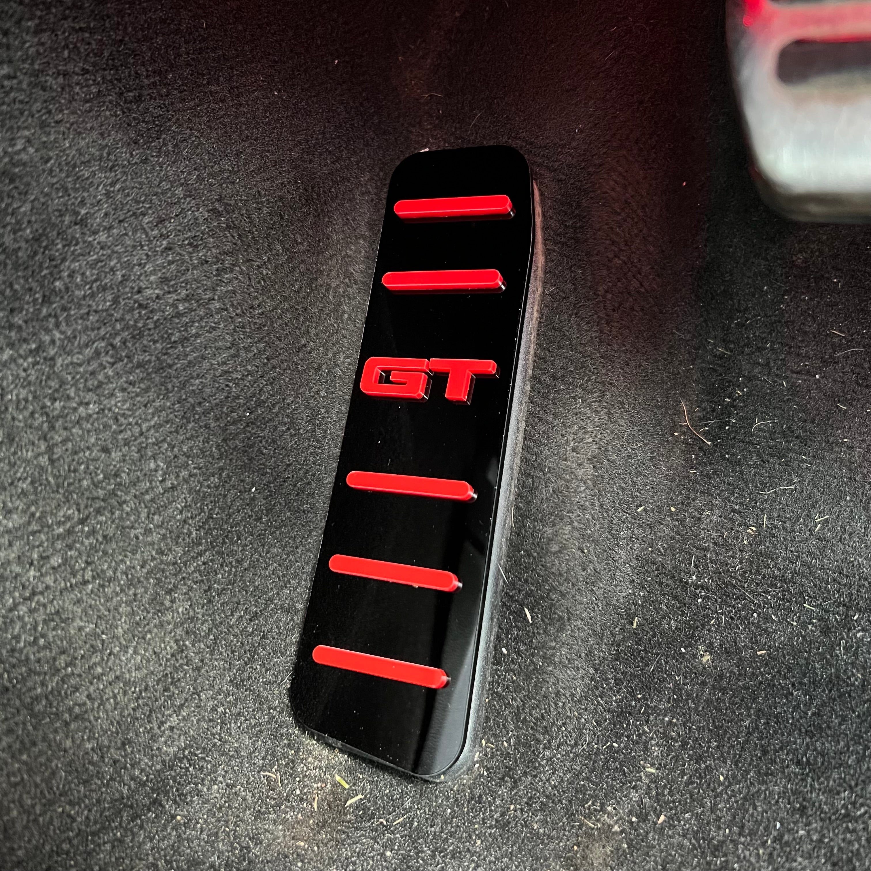 Mustang (6. Generation) Totpedal/Fußrastenplatte (4D-Acryl)