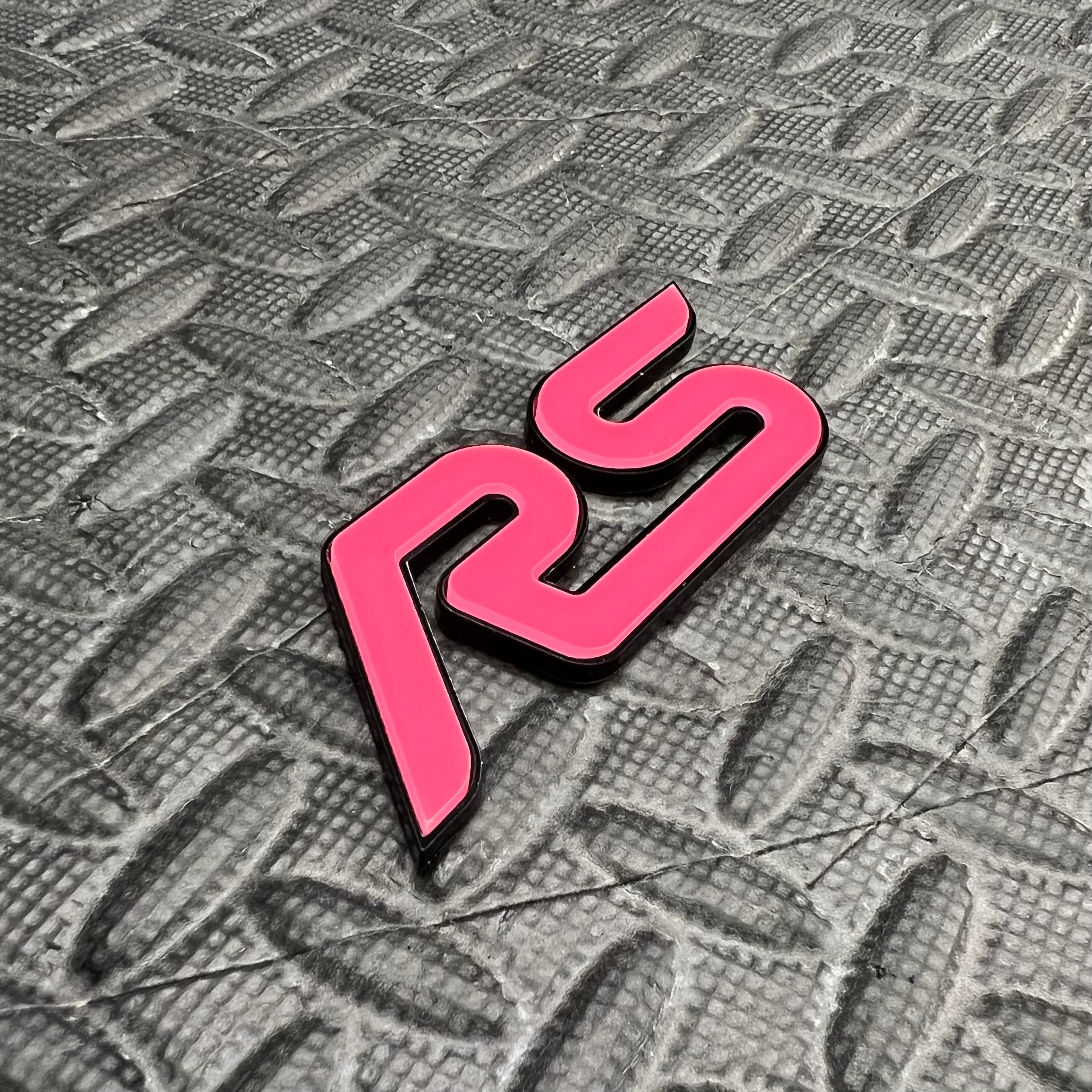 Proform Engine Cover Badge Plates With 3D Logo - Mk3.5 Focus RS