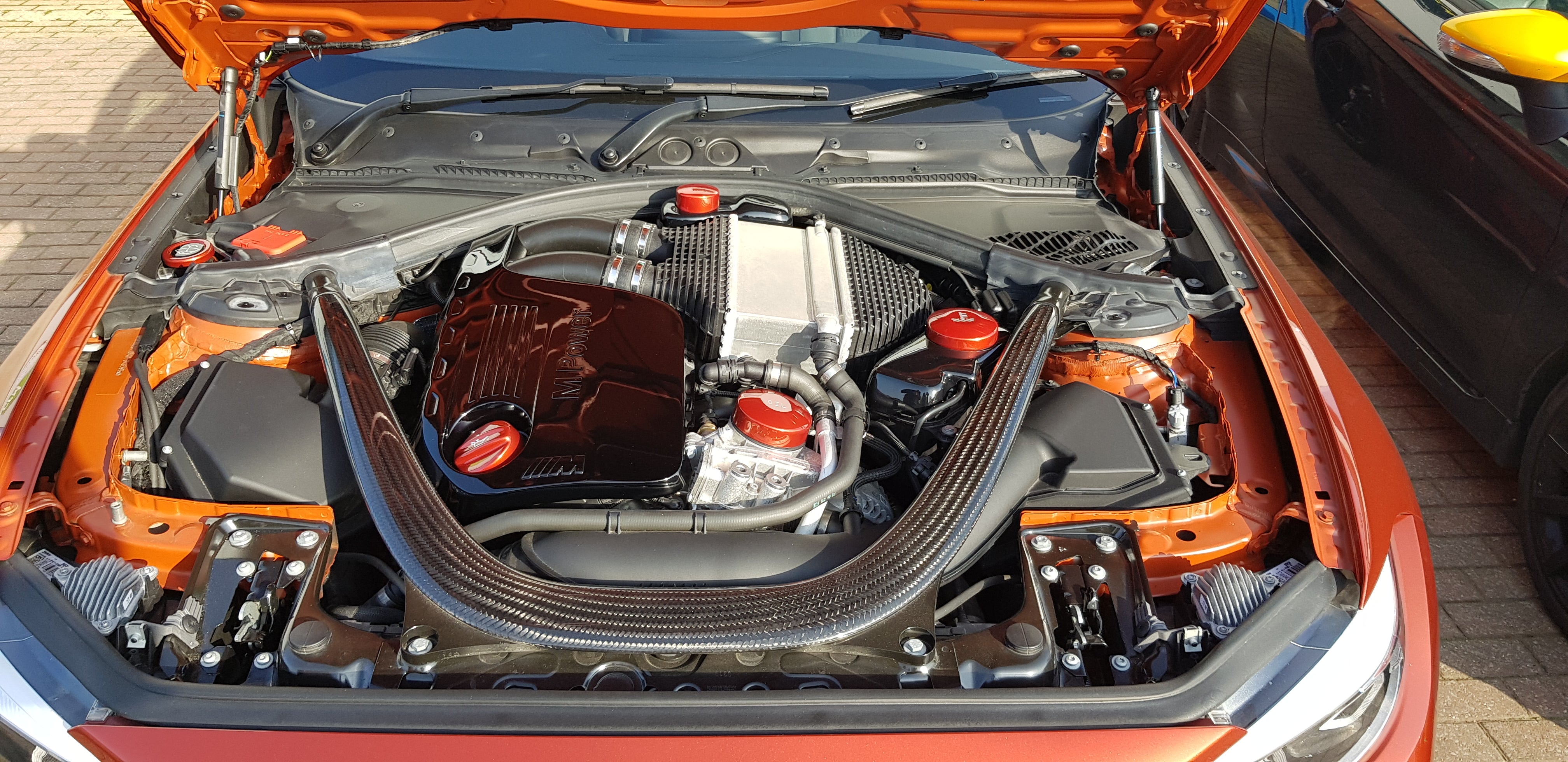 BMW S55 Motordeckel-Abdeckungssatz – M2 Competition / M3 / M4 (Lackierte Ausführungen)