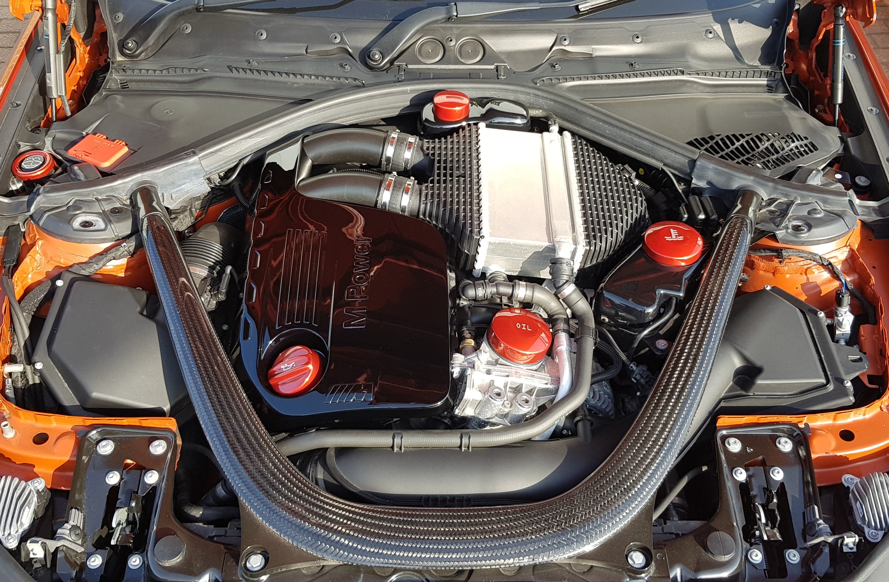 BMW S55 Motordeckel-Abdeckungssatz – M2 Competition / M3 / M4 (Lackierte Ausführungen)