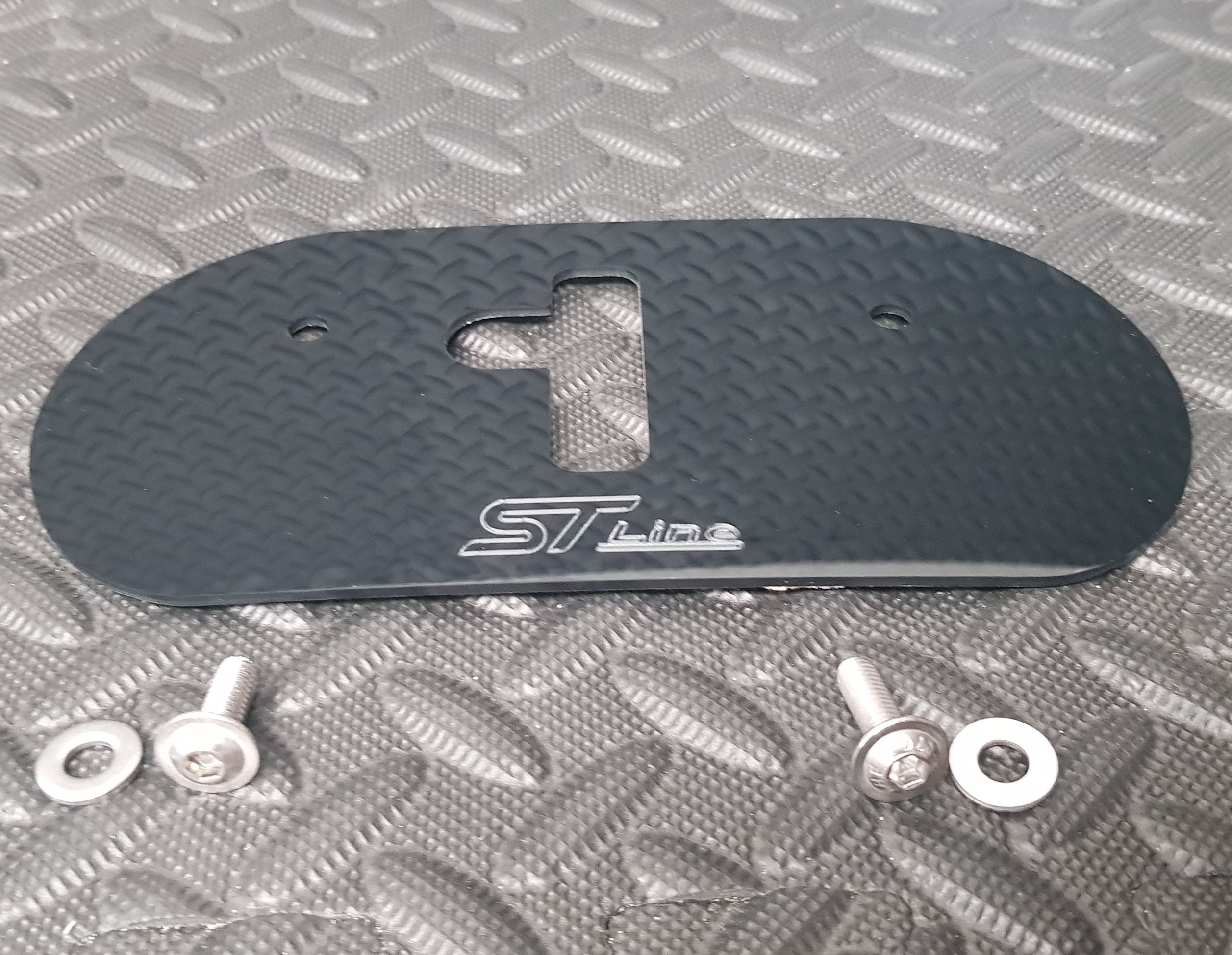 Engraved Proform Upper Bonnet Catch Plate - Mk7.5 Fiesta