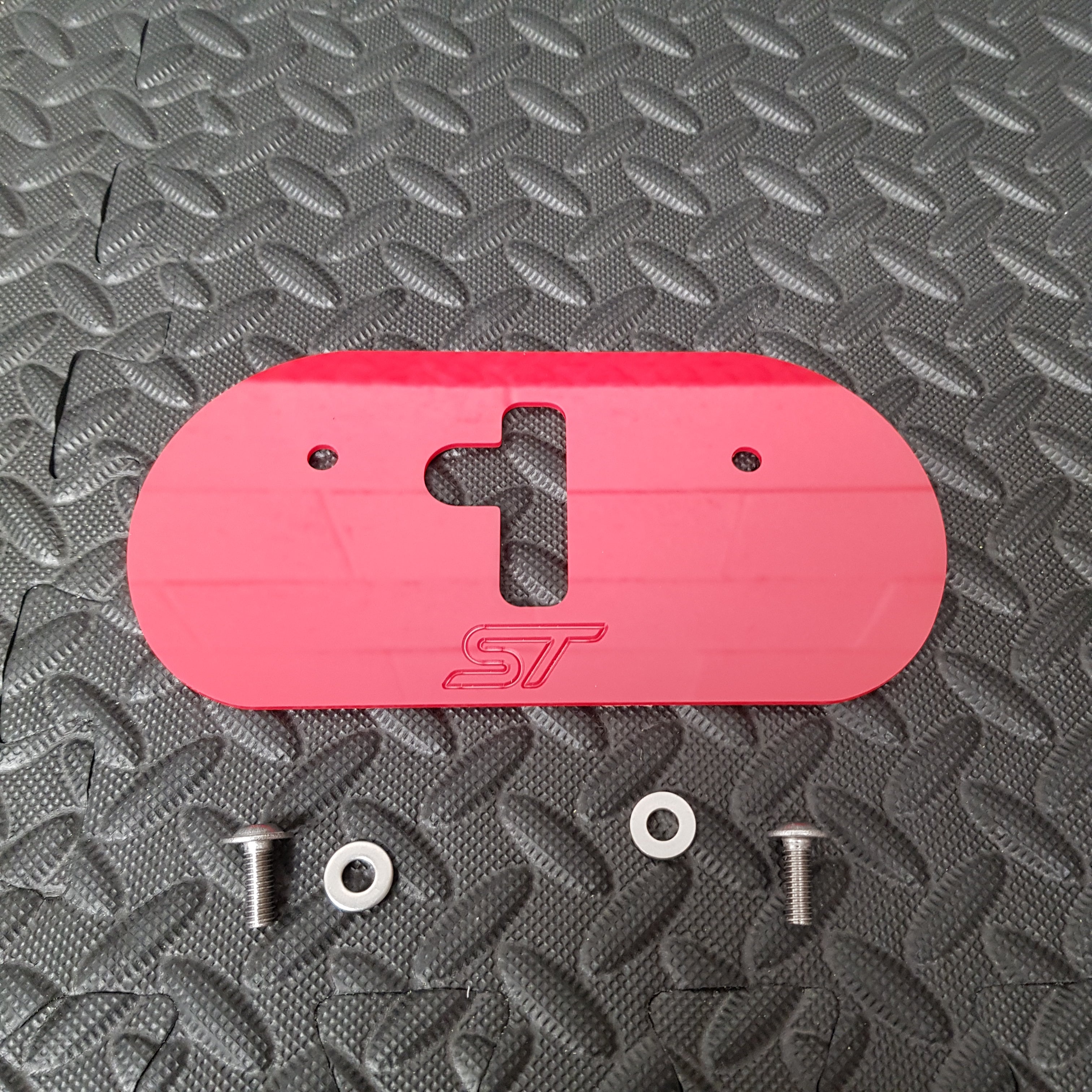 Engraved Proform Upper Bonnet Catch Plate - Mk7.5 Fiesta