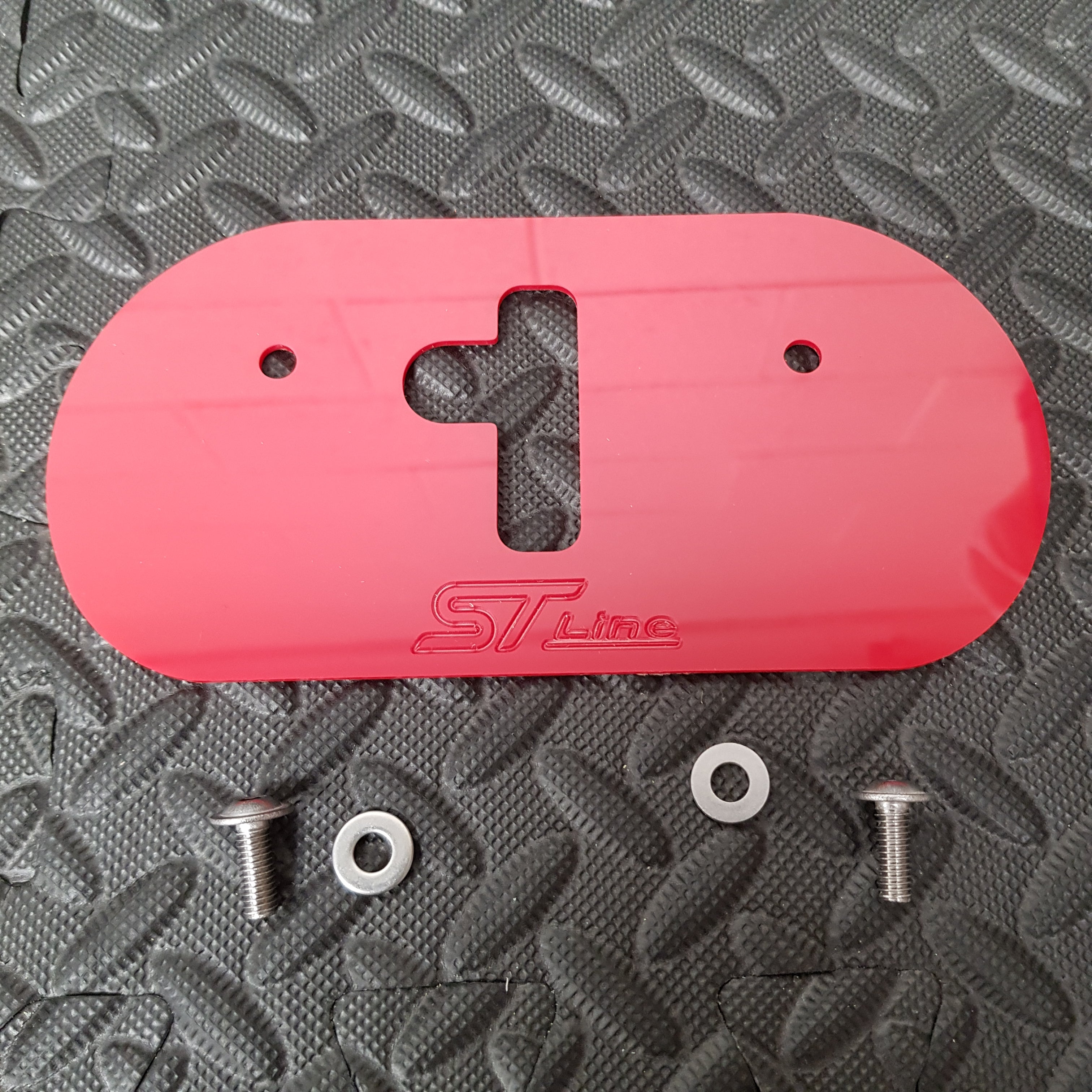 Engraved Proform Upper Bonnet Catch Plate - Mk7.5 Fiesta