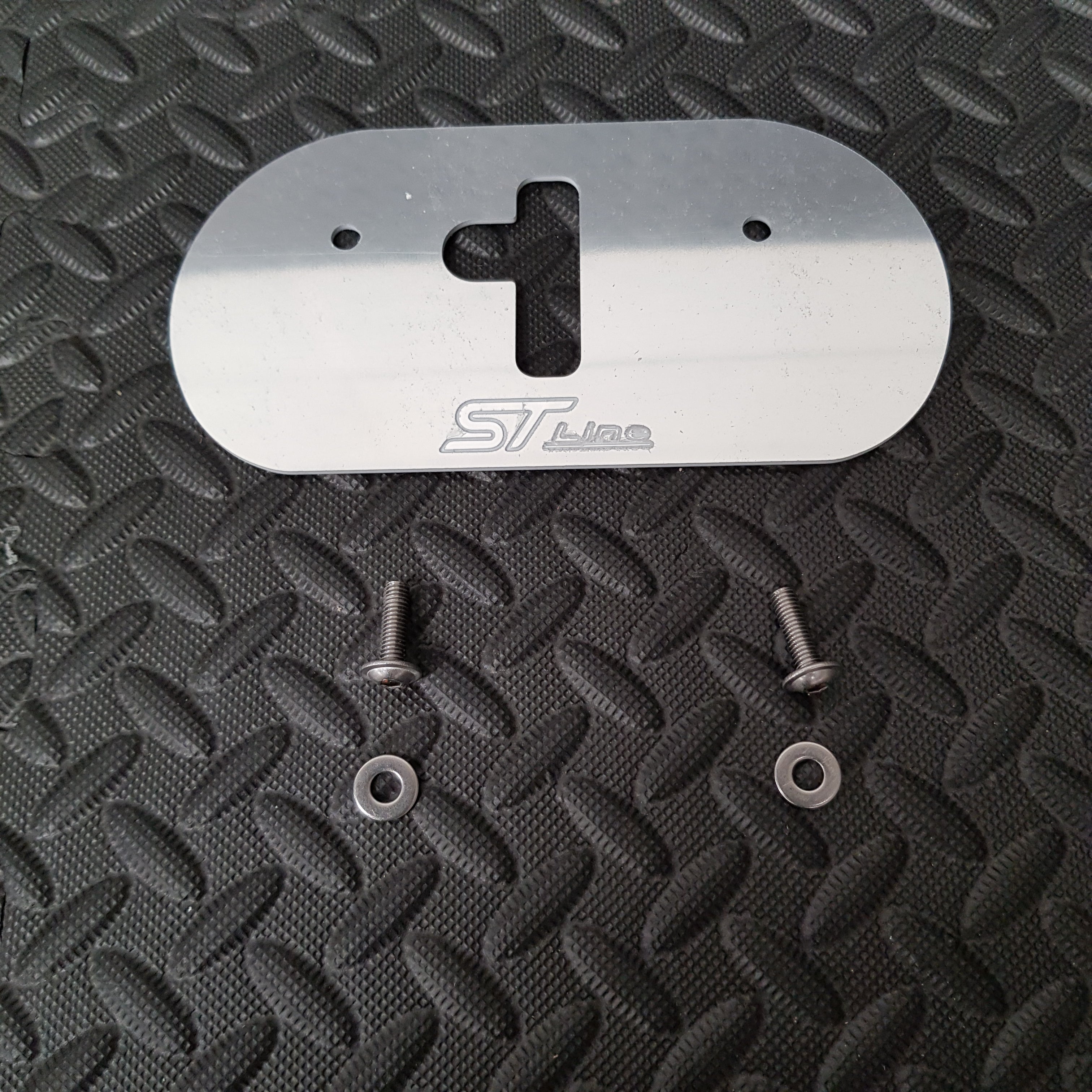 Engraved Proform Upper Bonnet Catch Plate - Mk7.5 Fiesta