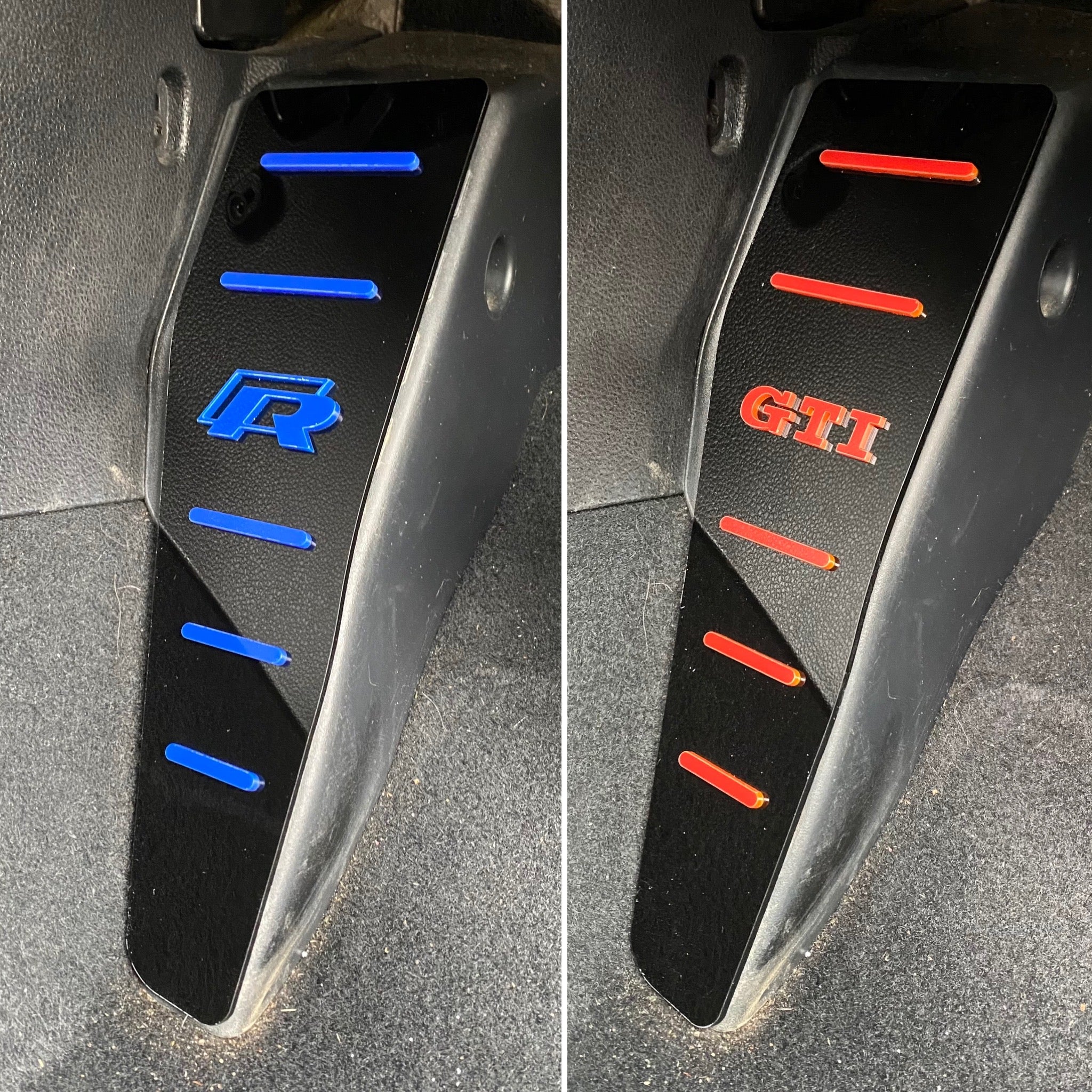 Mk7/7.5 Golf GTI / R (Automatik) Totpedal / Fußstützenplatte (4D Acryl)