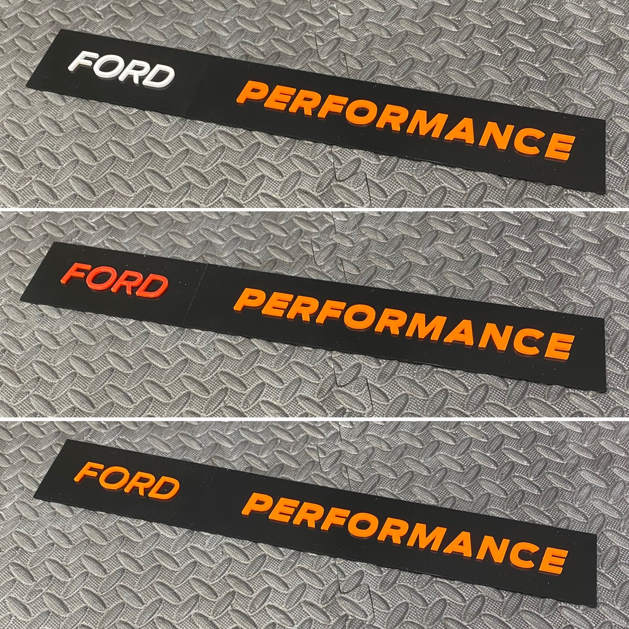 Ford Performance Acryl 4D Schriftzug