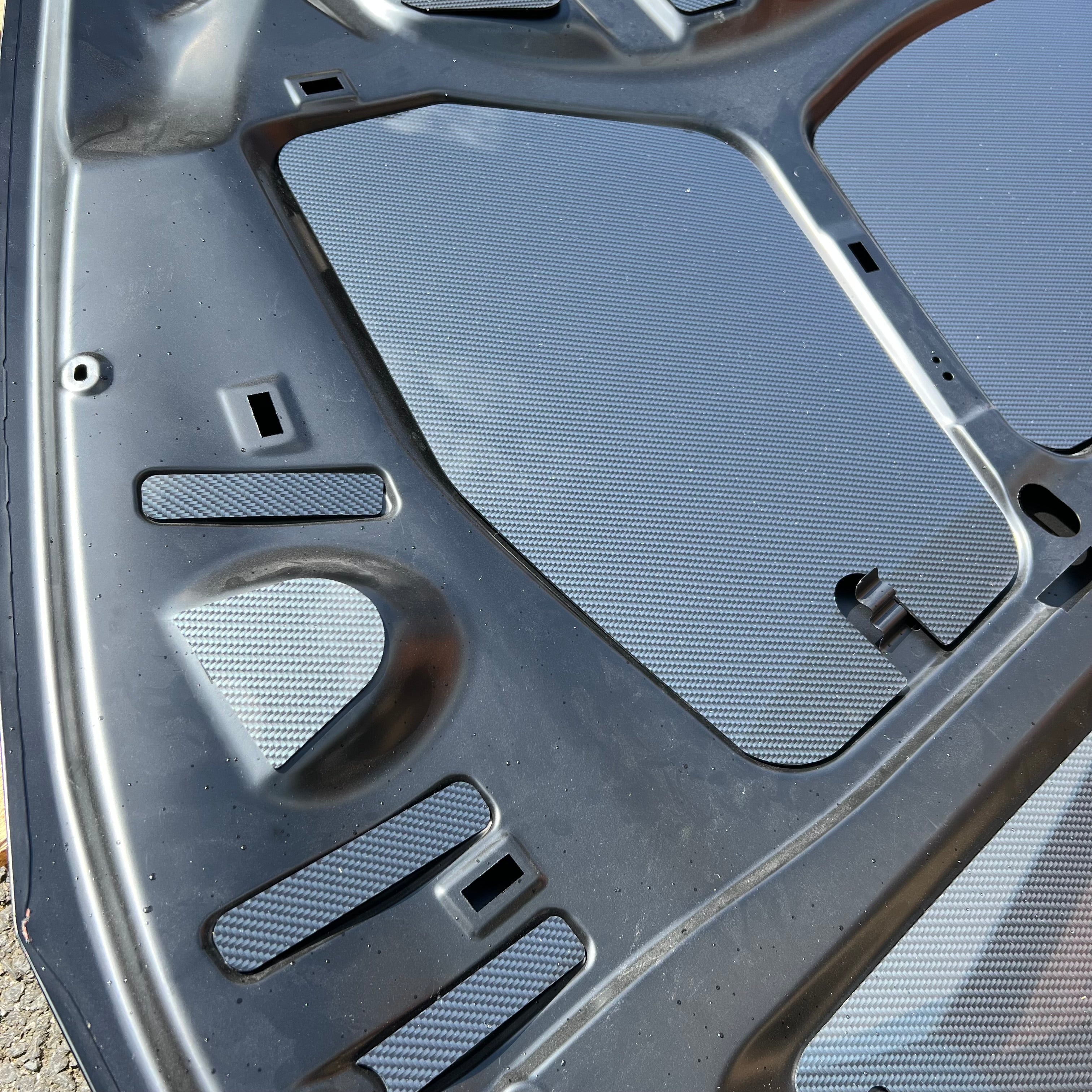 Proform Under Bonnet Panels & Finishing Plate Set (Carbon Effect Plastic Finish) - Mk3.5 Focus
