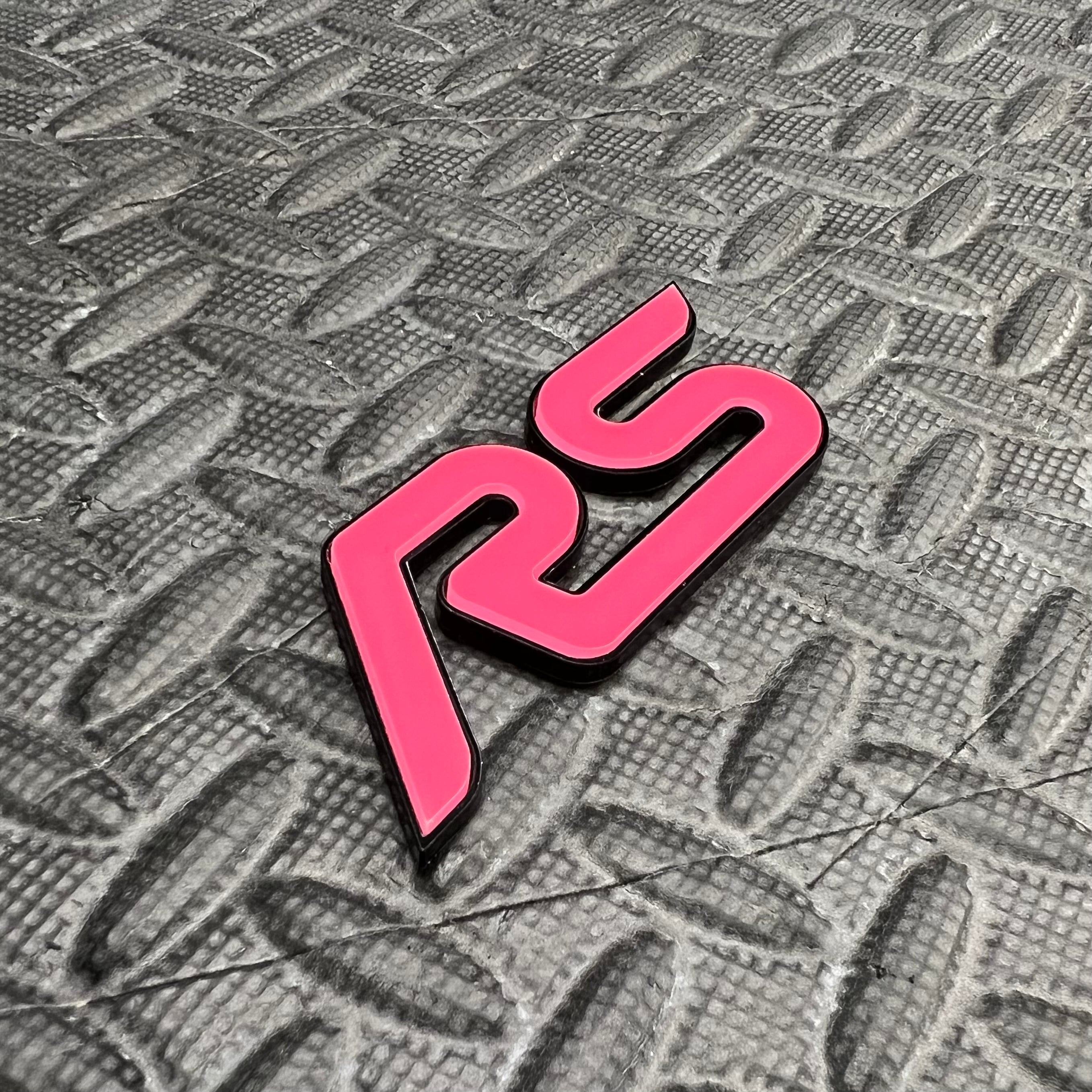 RS Performance Acryl 4D-Schriftzug