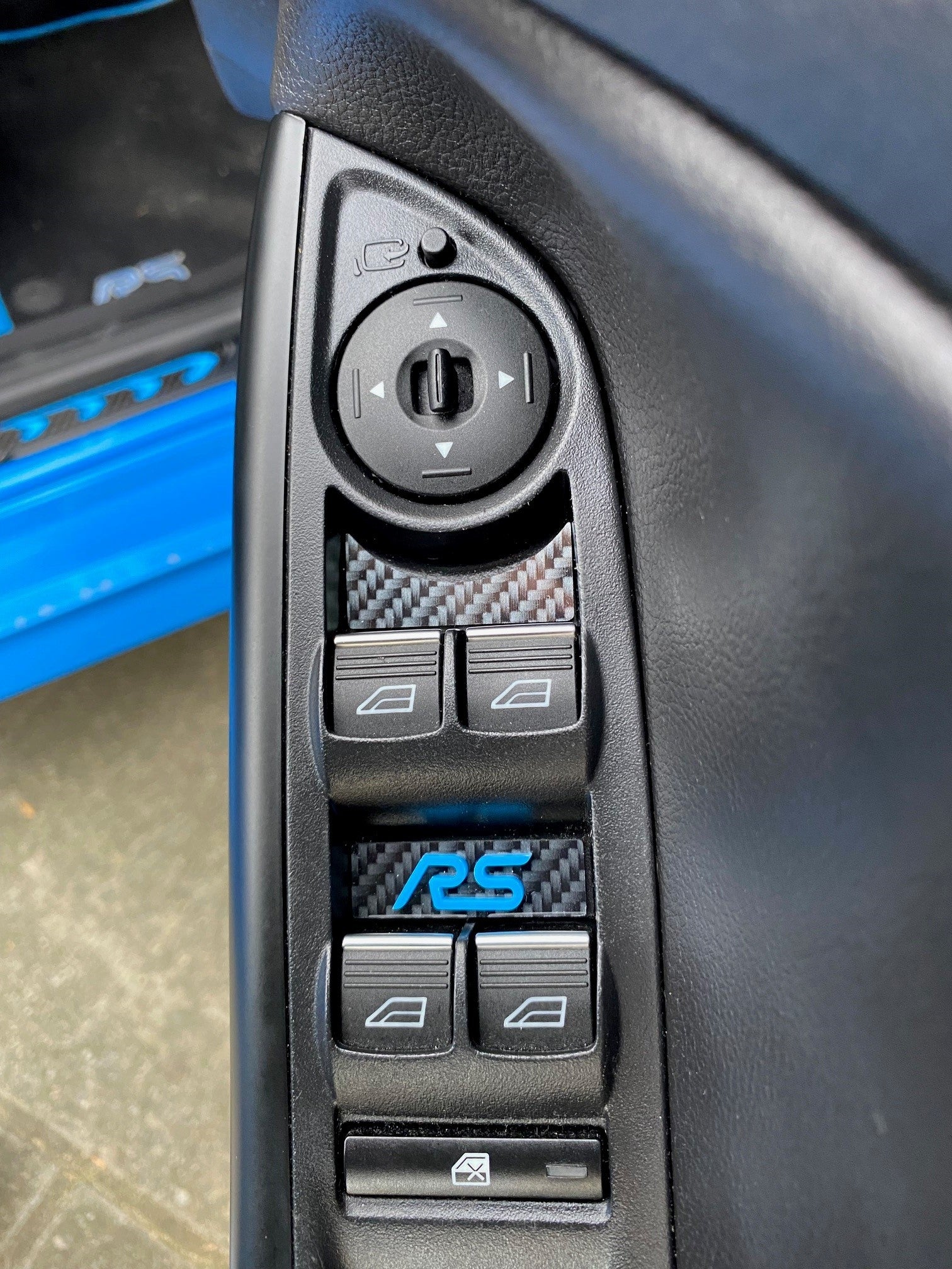 Mk3/3.5 Focus RS / ST Türgriffeinsätze (3D-Logo)