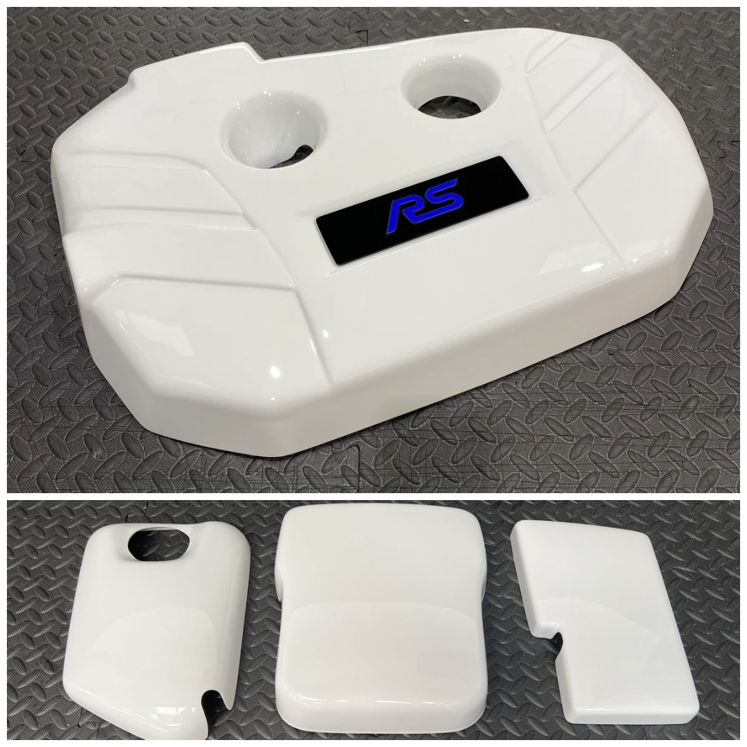 Proform Small Engine Bay Dress Up Bundle – Mk3.5 Focus RS (Kunststoffoberflächen)