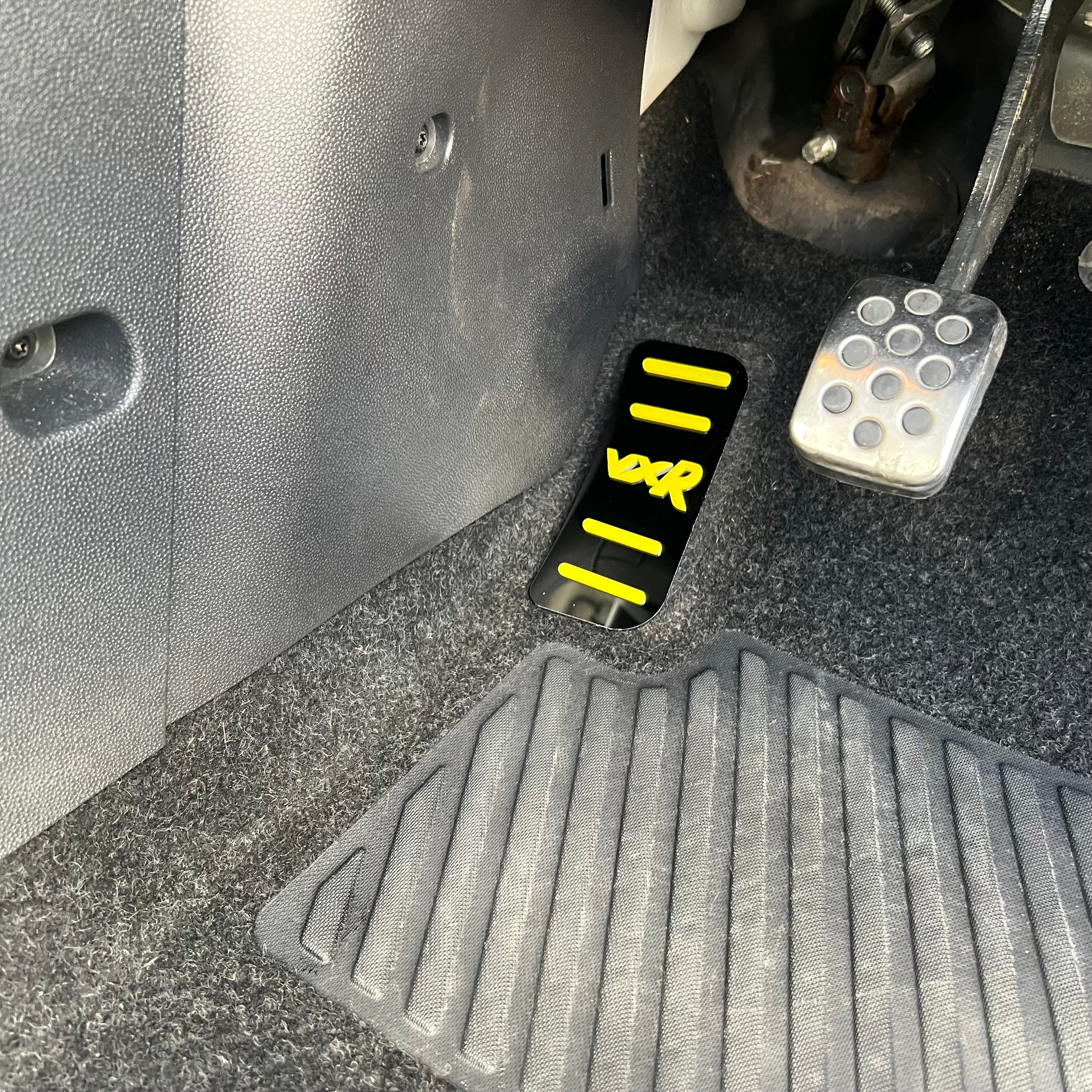 Plaque de repose-pieds/pédale morte - Opel Corsa D VXR (acrylique 4D)