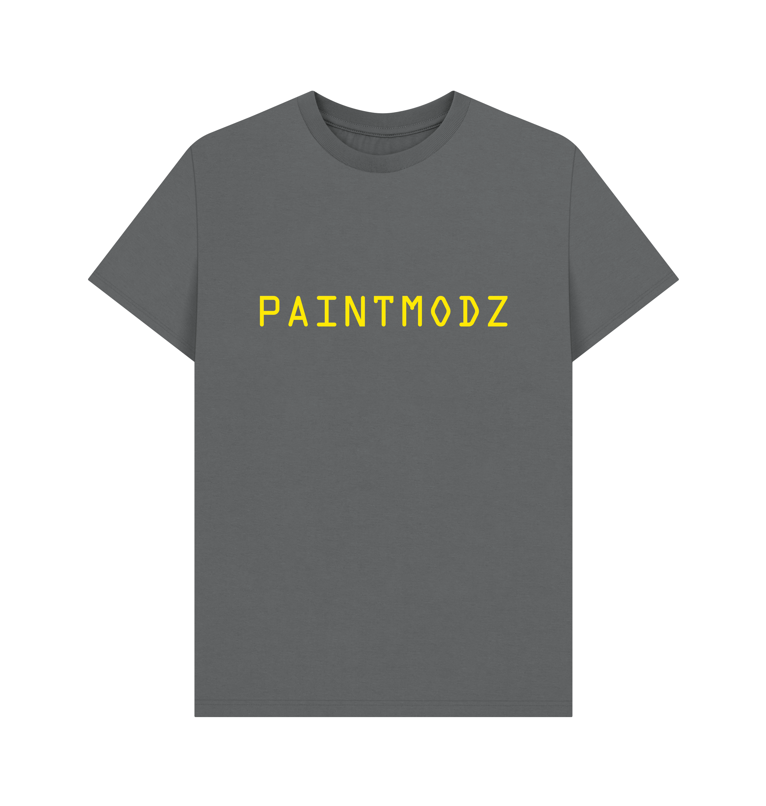 Slate Grey Printed T-shirt Front