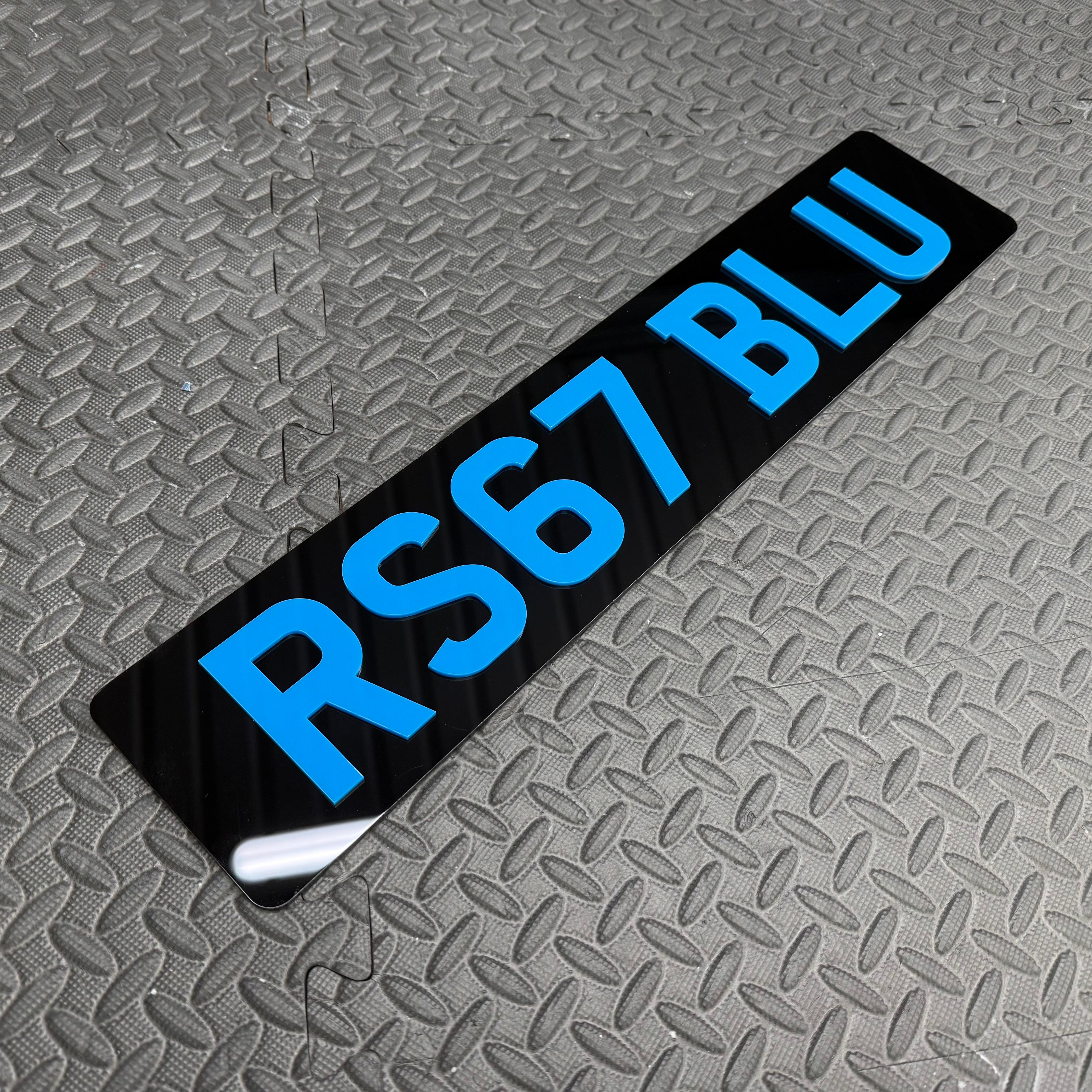 Vehicle Show Plates - Custom Designs (4D Acrylic)