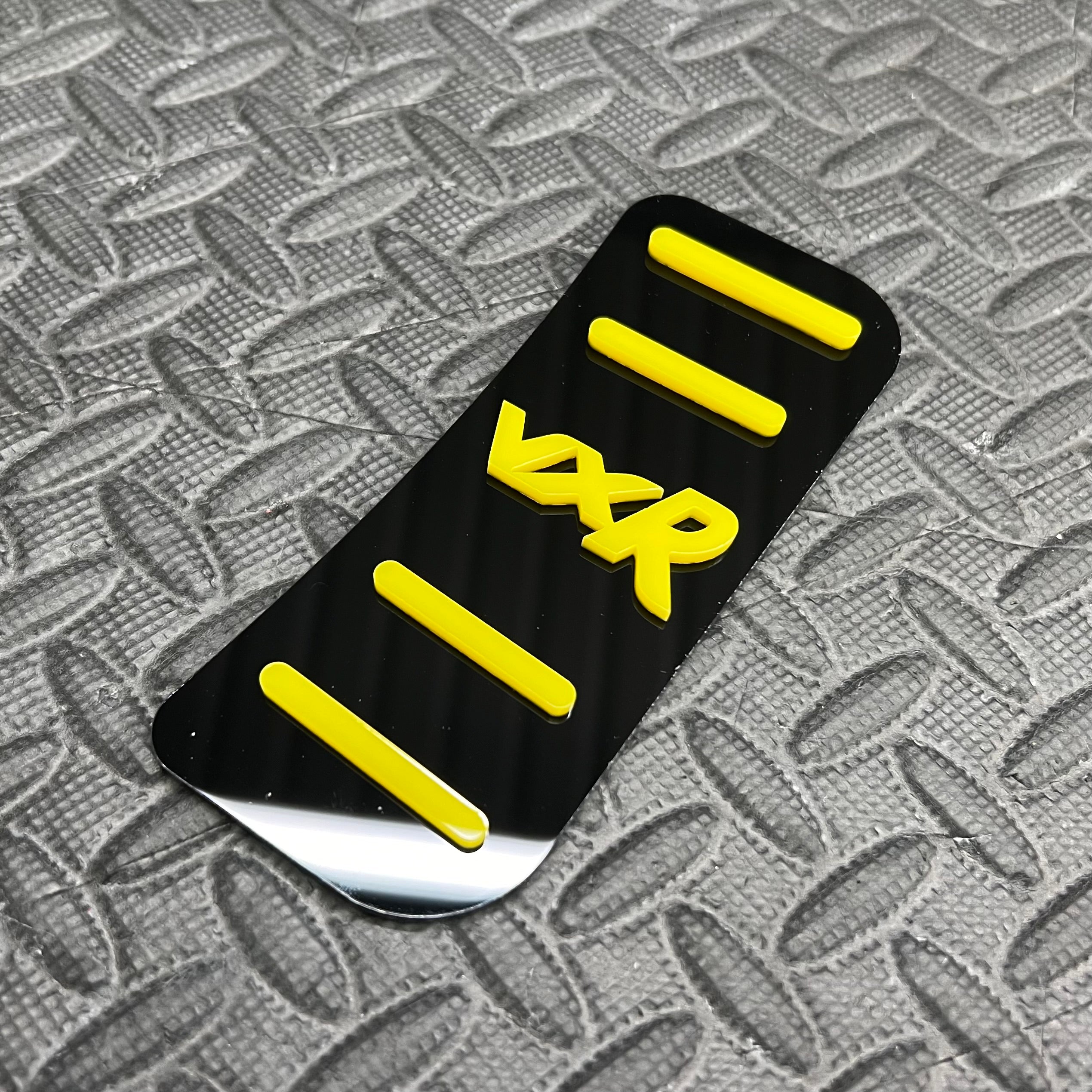 Plaque de repose-pieds/pédale morte - Opel Corsa D VXR (acrylique 4D)