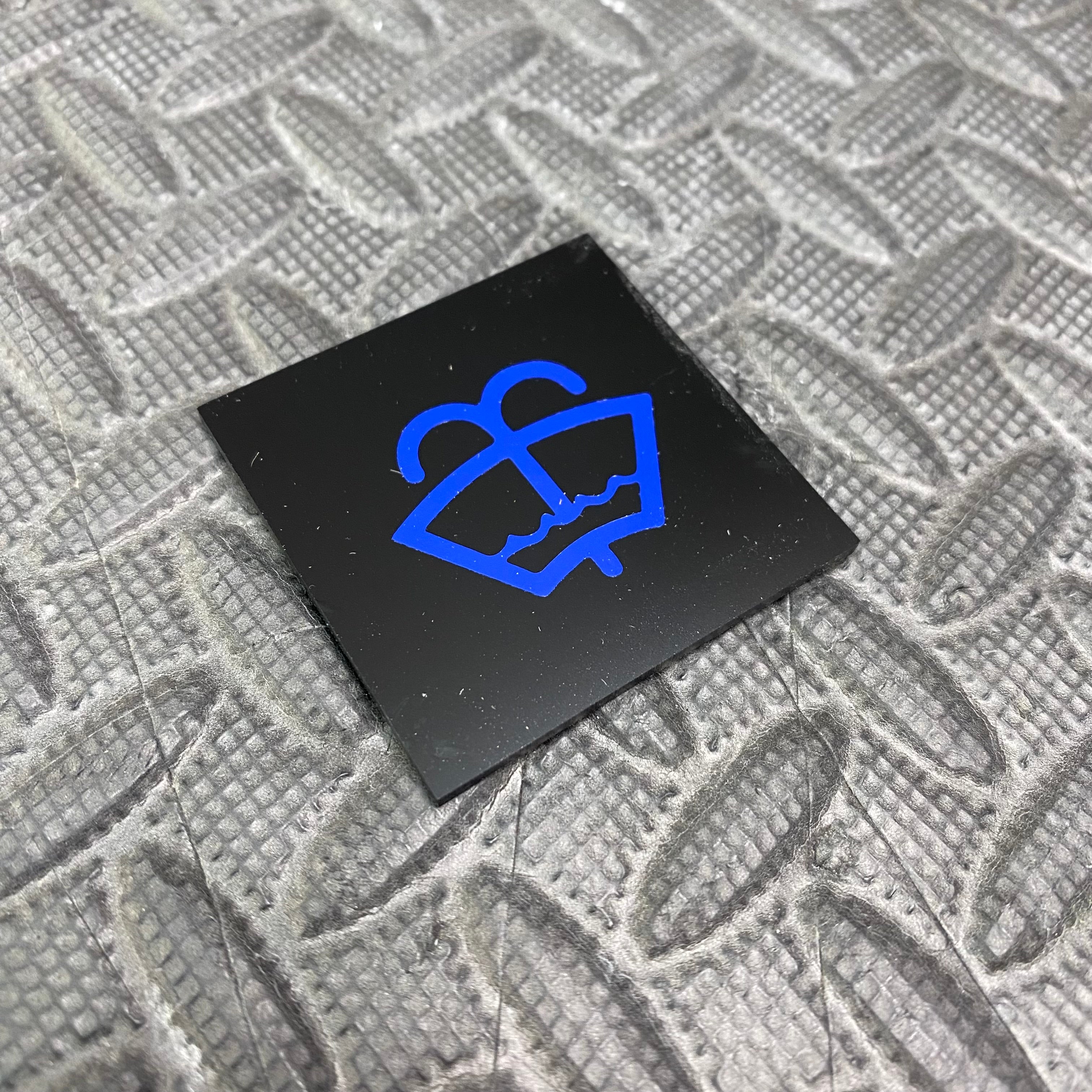 Vinyl-Aufkleber für die Unterlegscheiben-Logokappe