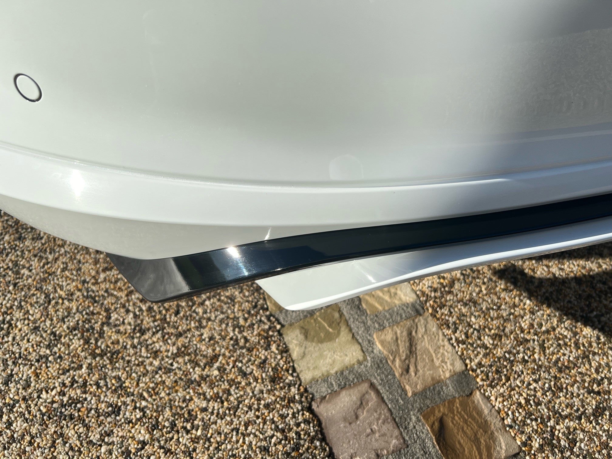Genuine Ford Upper Mesh Rear Diffuser - Mk8/8.5 Fiesta ST (Gloss Black Painted)