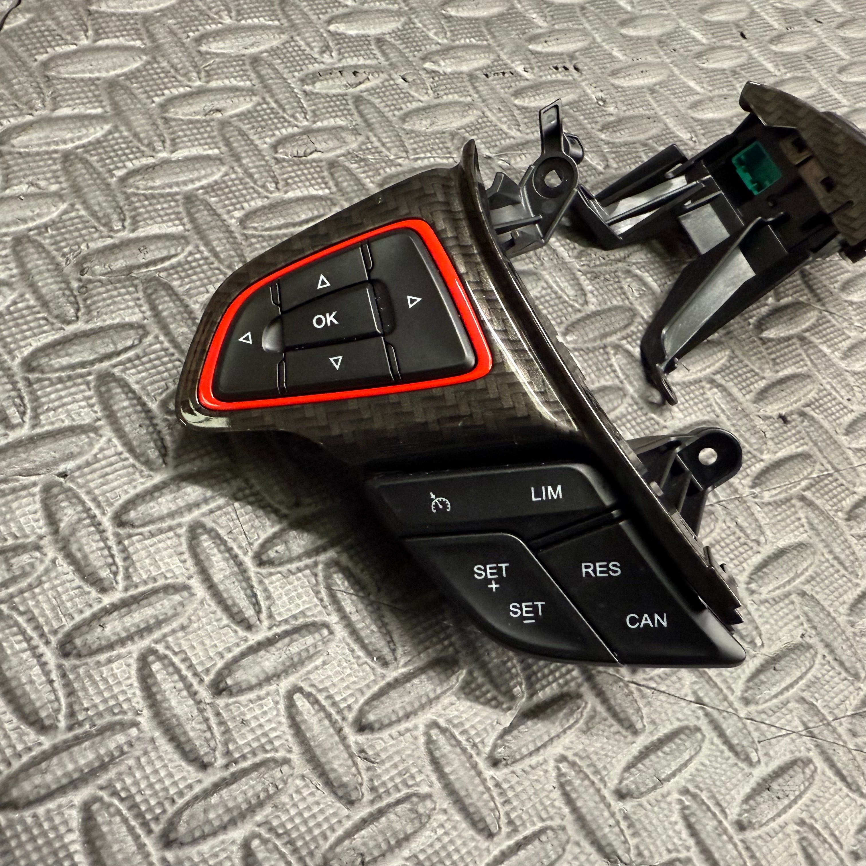 Genuine Ford Steering Wheel Buttons - MK3.5 Focus ST/RS (Painted/Hydrodipped Finishes)