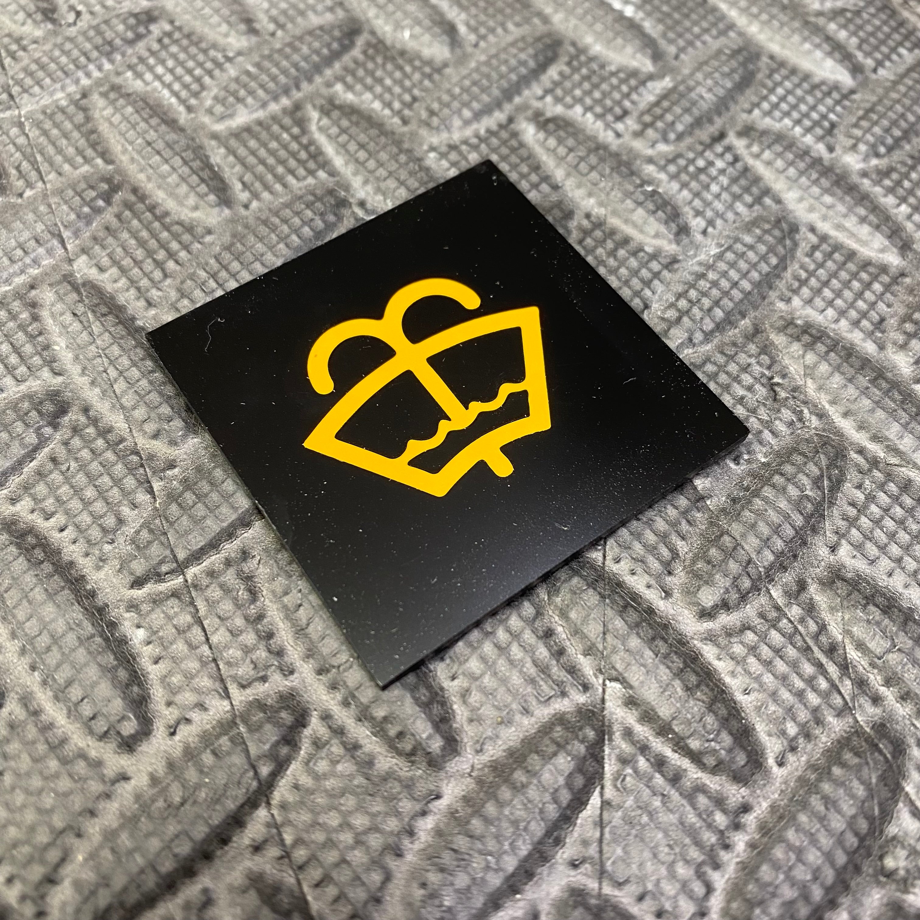 Vinyl-Aufkleber für die Unterlegscheiben-Logokappe