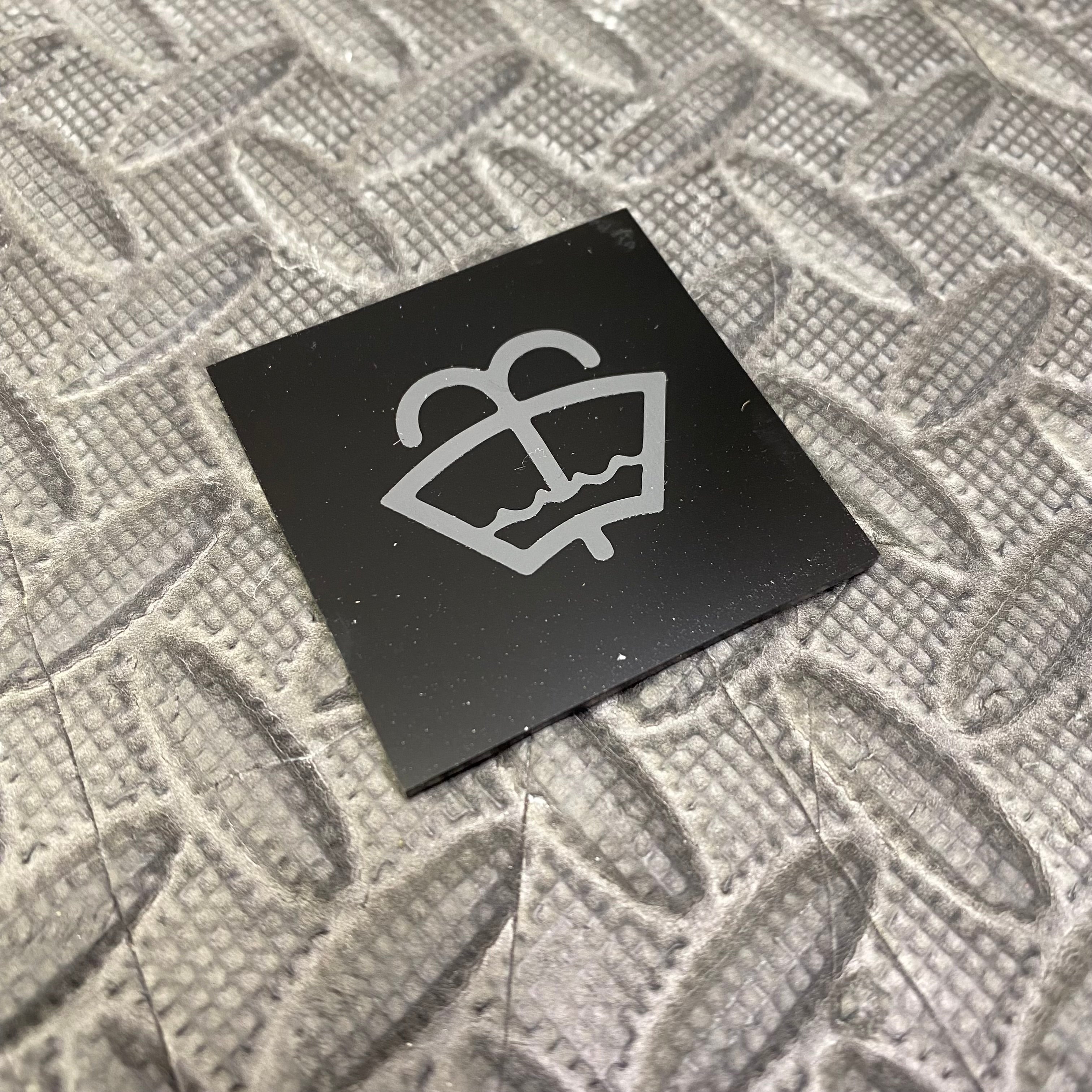 Vinyl-Aufkleber für die Unterlegscheiben-Logokappe