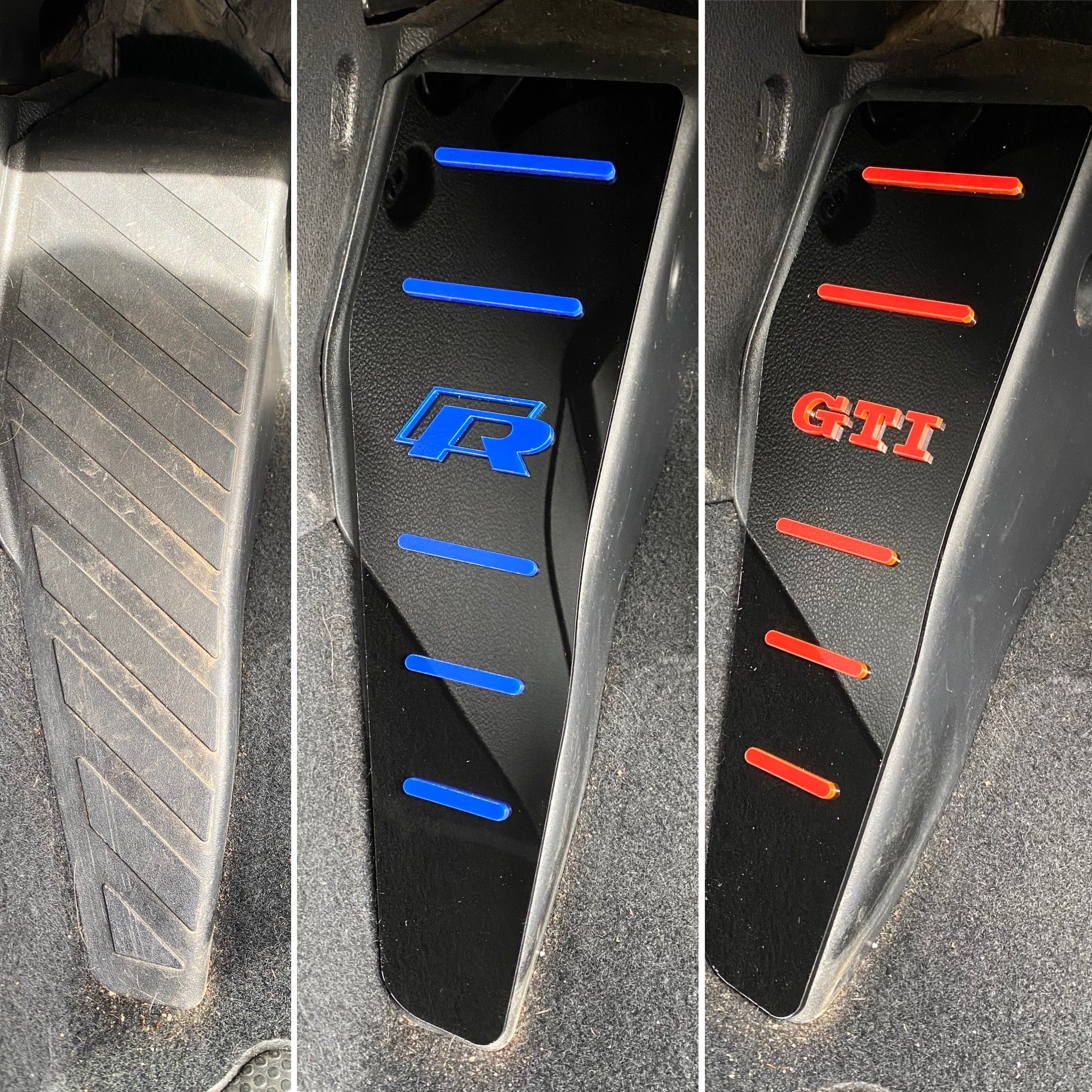Mk7/7.5 Golf GTI / R (Automatik) Totpedal / Fußstützenplatte (4D Acryl)