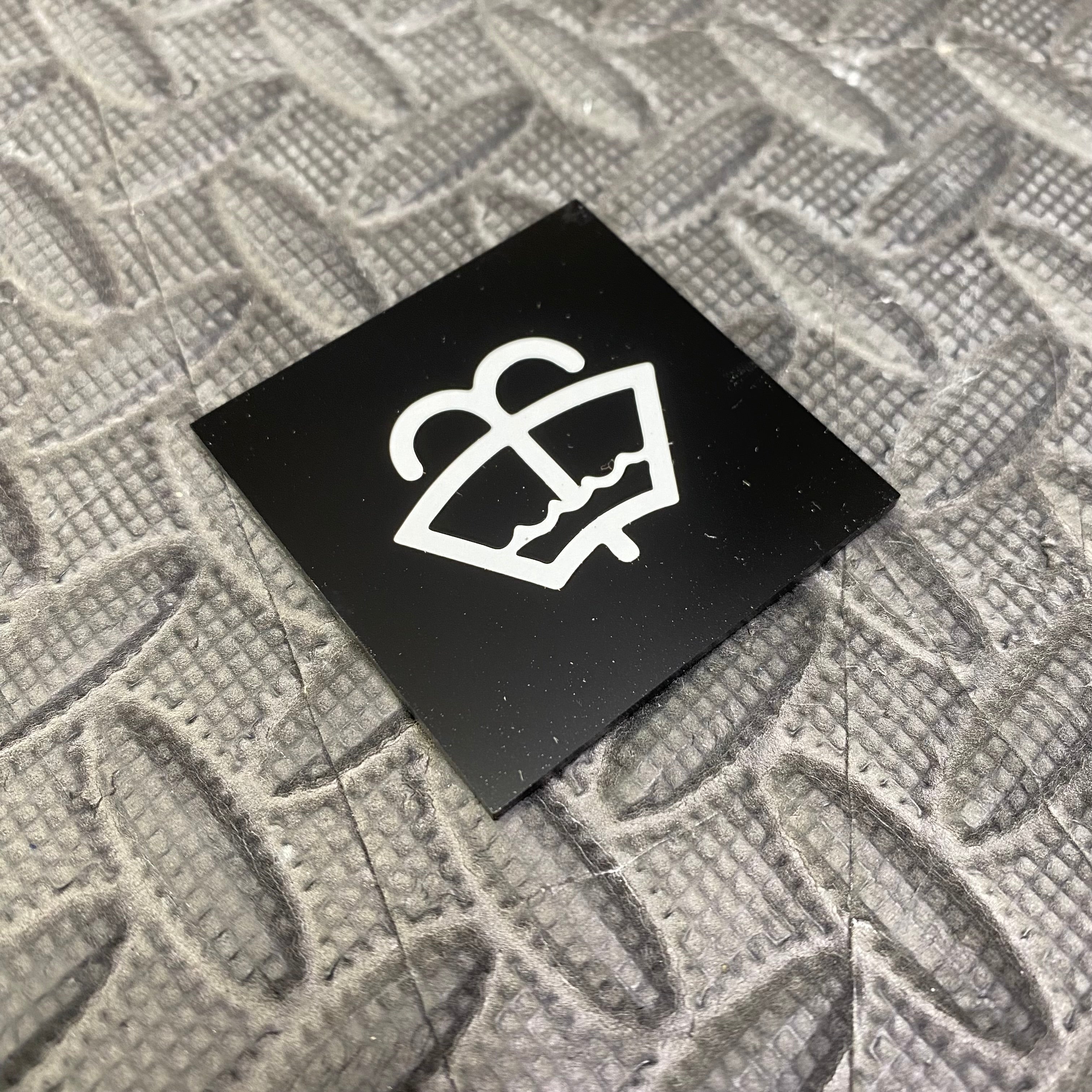 Vinyl-Aufkleber für die Unterlegscheiben-Logokappe