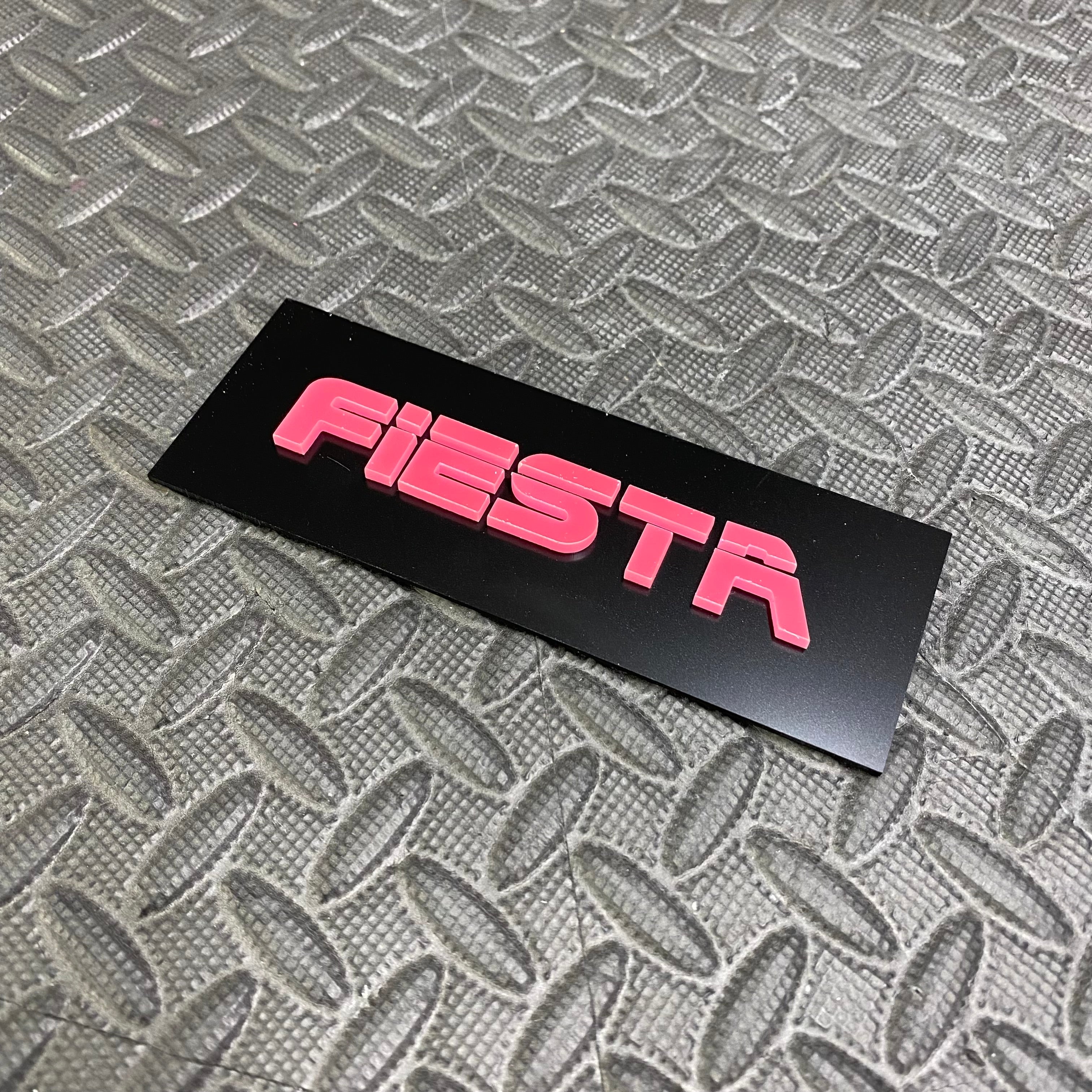 Fiesta 4D Acryl-Heckklappenabzeichen