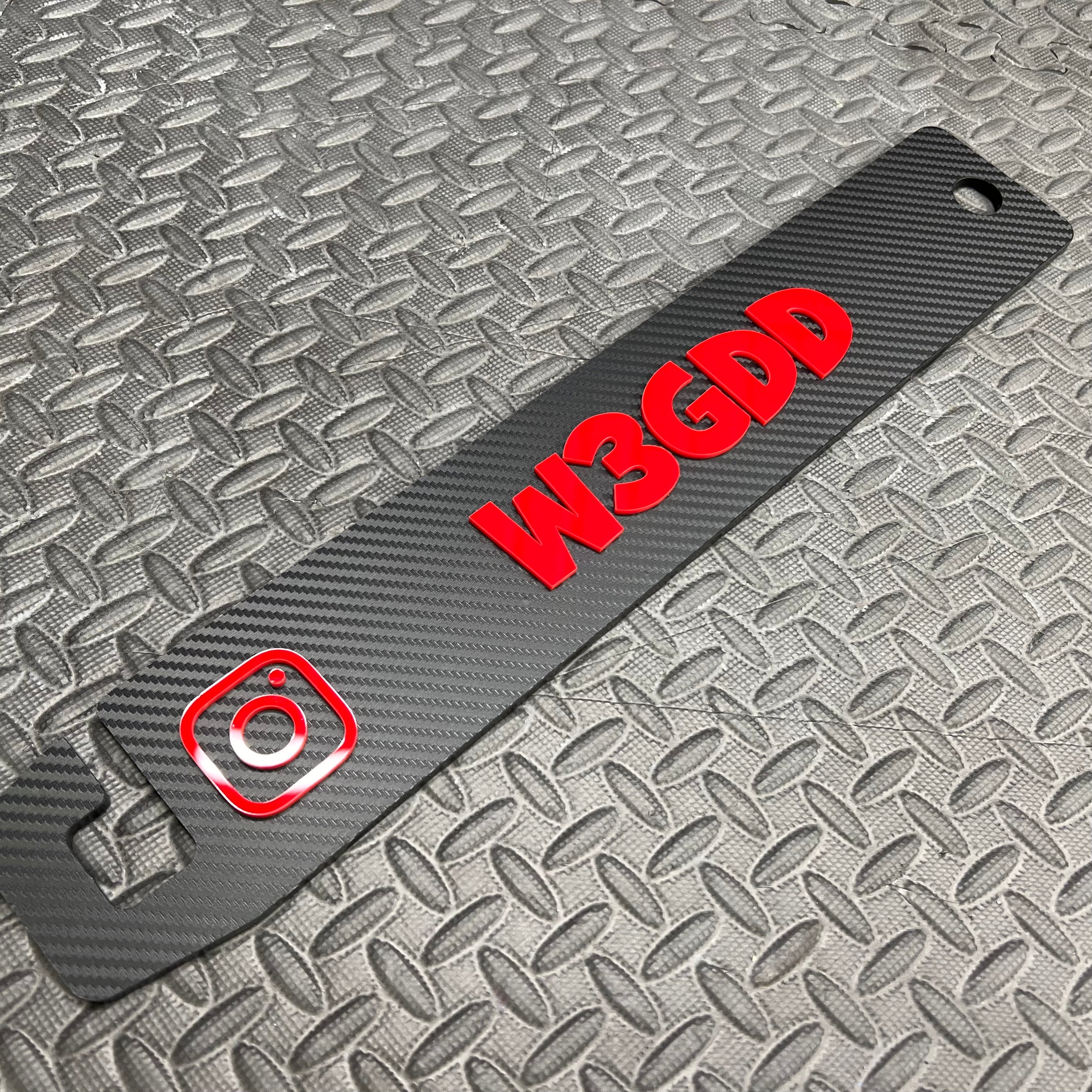 Custom Universal Bonnet Props 4D Acrylic