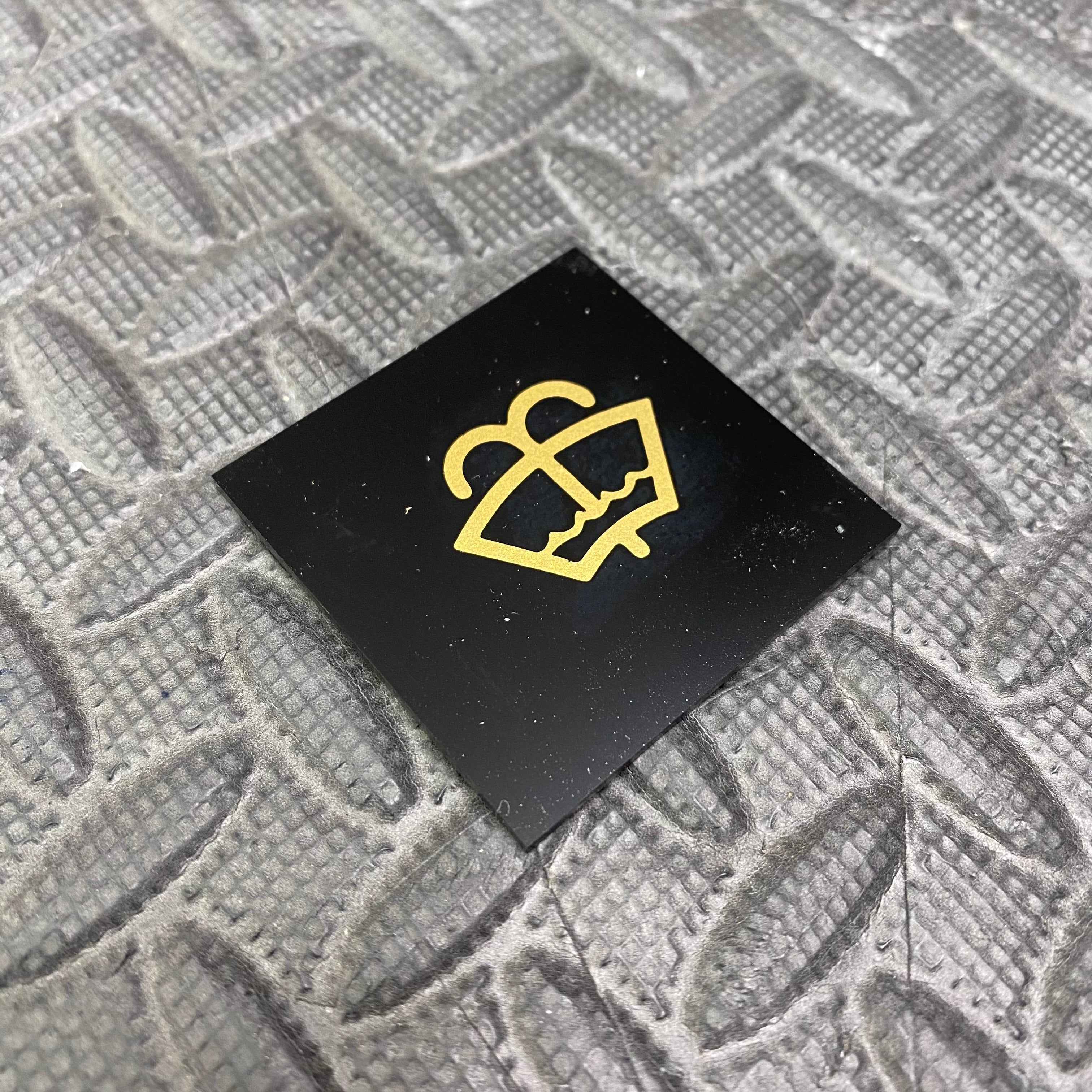 Vinyl-Aufkleber für die Unterlegscheiben-Logokappe