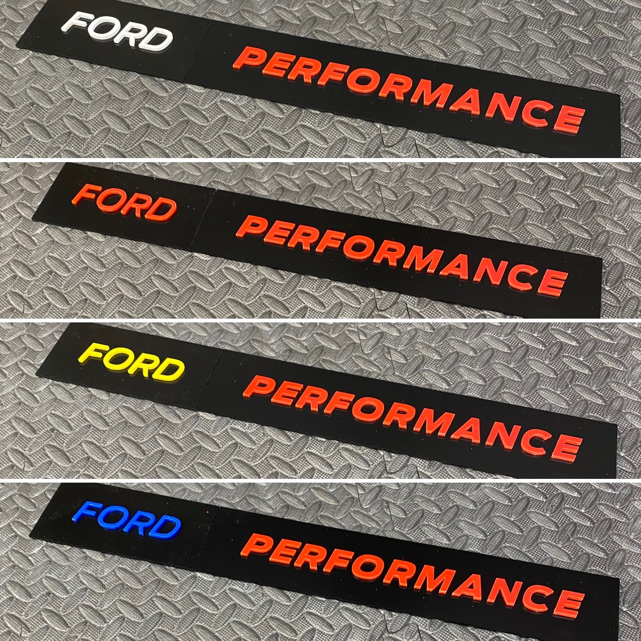 Ford Performance Acryl 4D Schriftzug