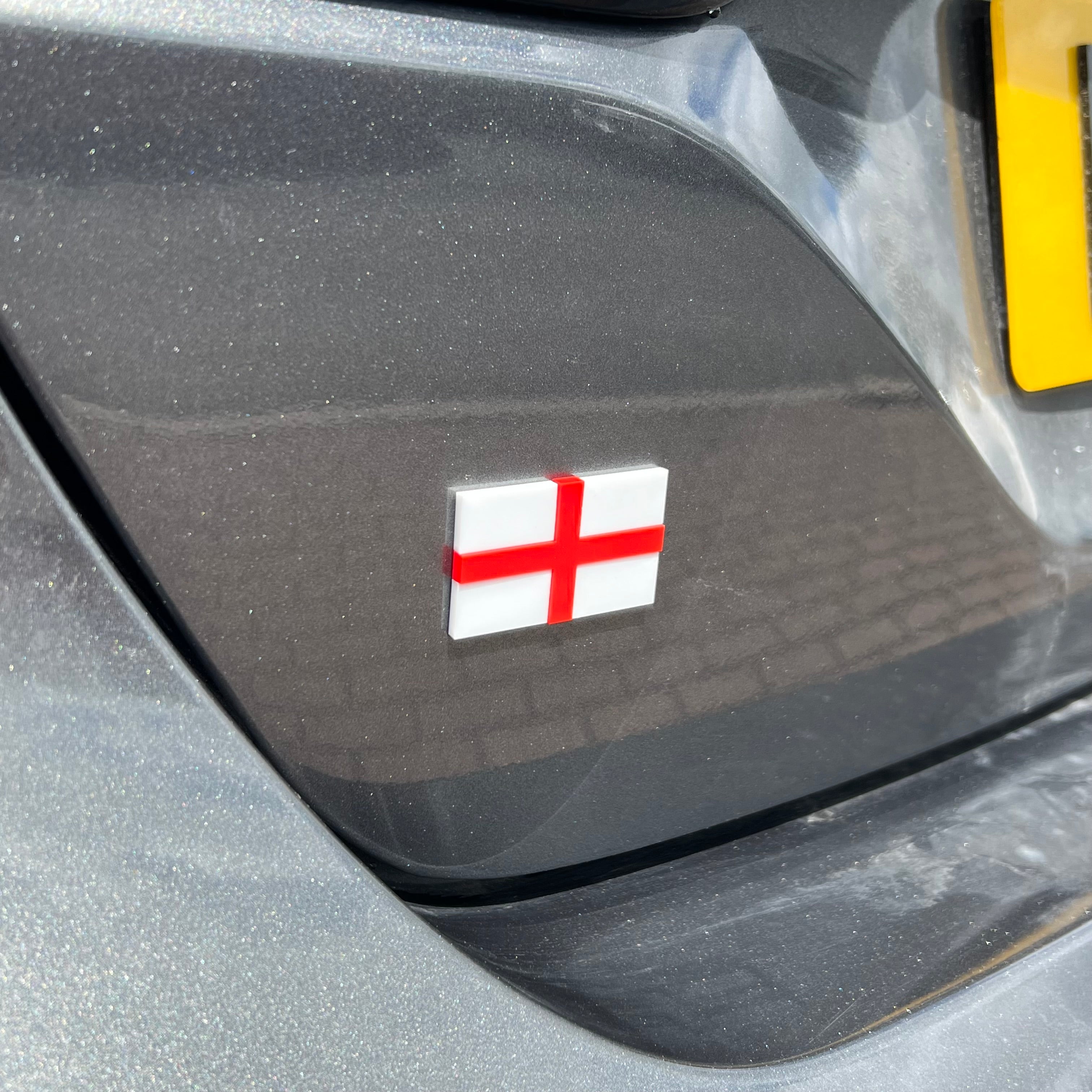 3D Acrylic Flag Tailgate Badge