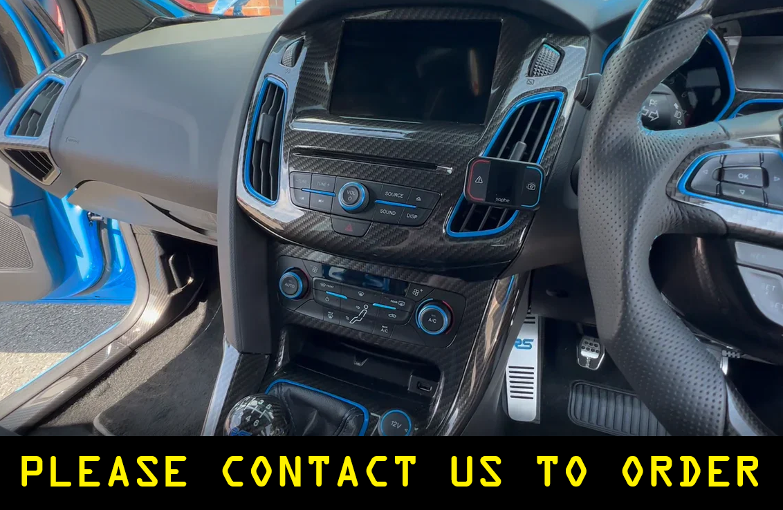 Mk3.5 Focus RS/ST - Carbon Hydrodipped Full Exchange Basis Interior Kit With Free Fitting - RHD