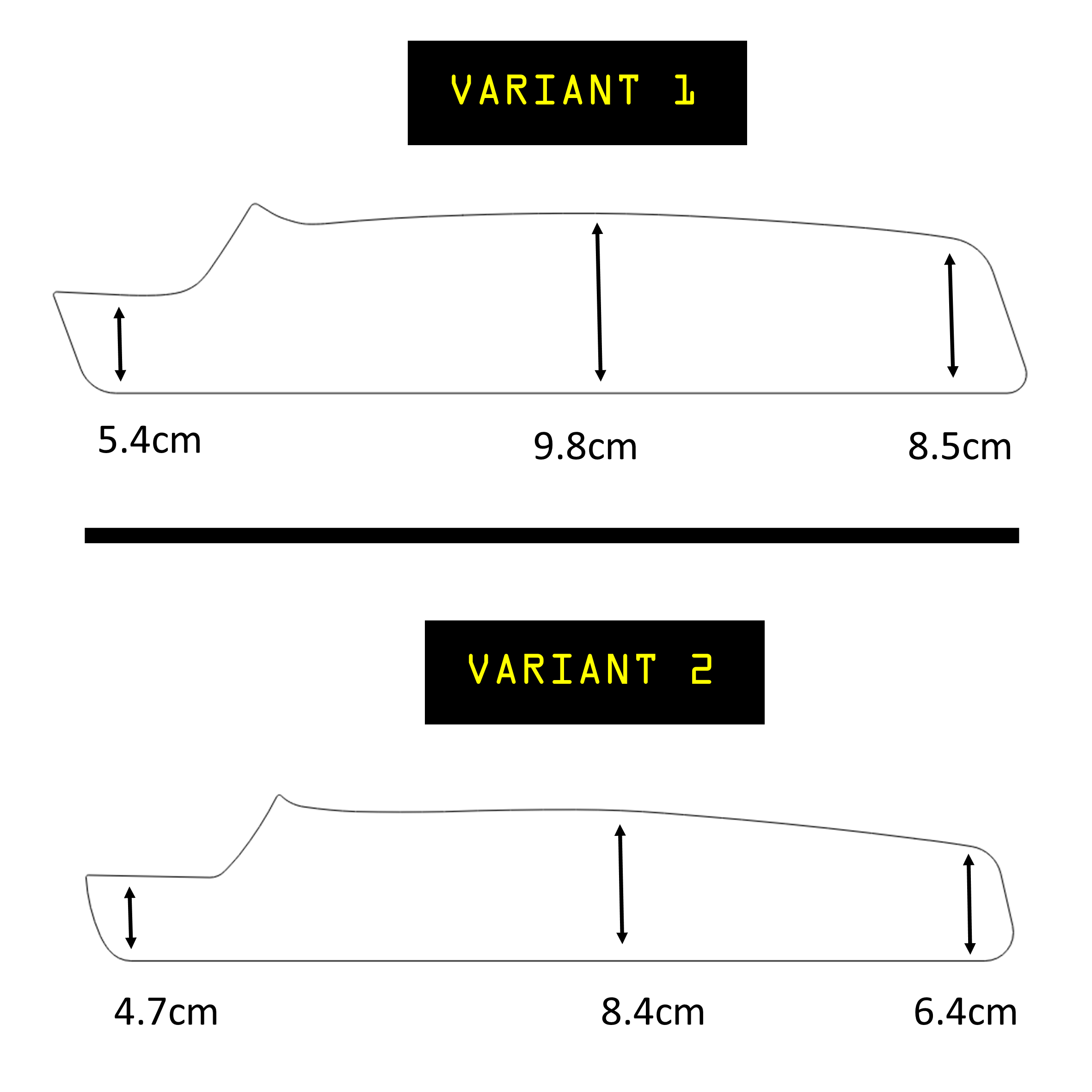 Mk8/8.5 Fiesta Vordertür-Taschenplatten (Paar)