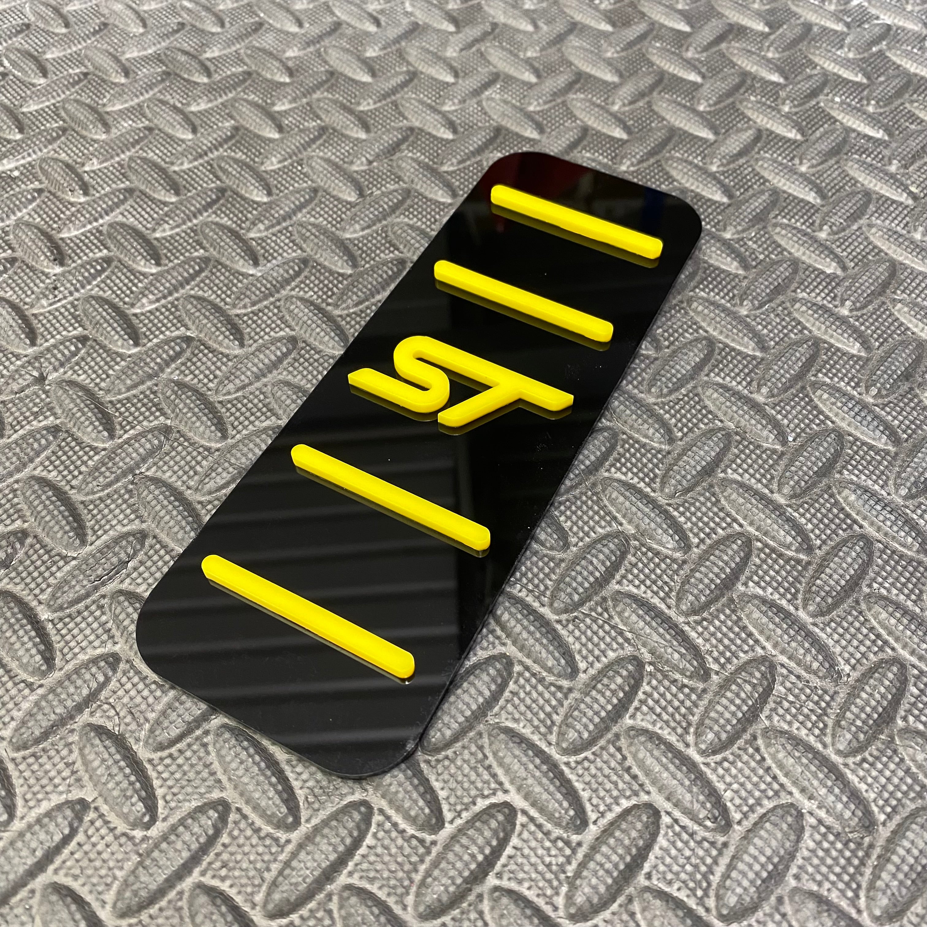 Mk7.5/Mk8/8.5 Fiesta & Mk2/2.5 Focus Dead Pedal / Foot Rest Plate (4D Acrylic)