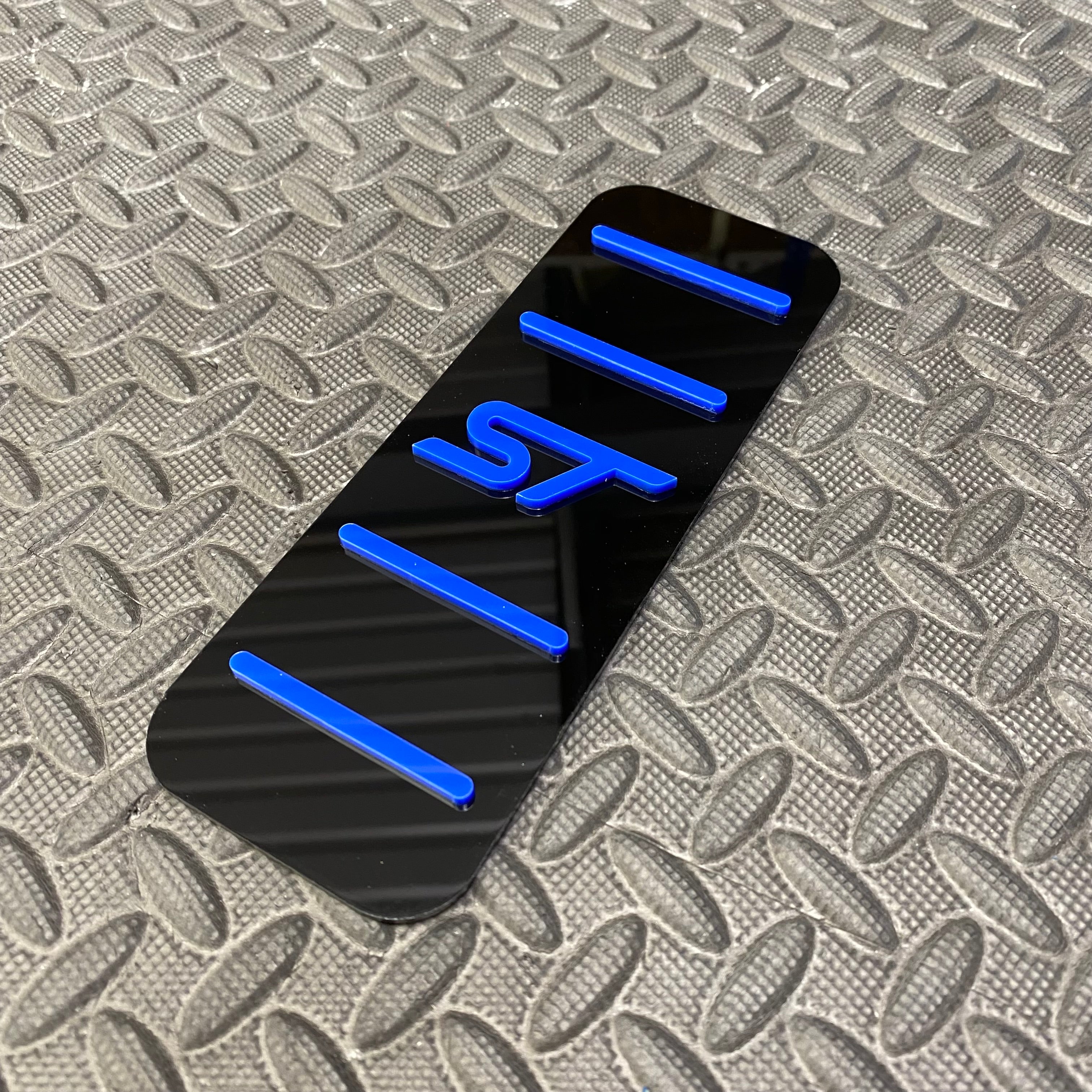 Mk7.5/Mk8/8.5 Fiesta & Mk2/2.5 Focus Totpedal/Fußstützenplatte (4D-Acryl)