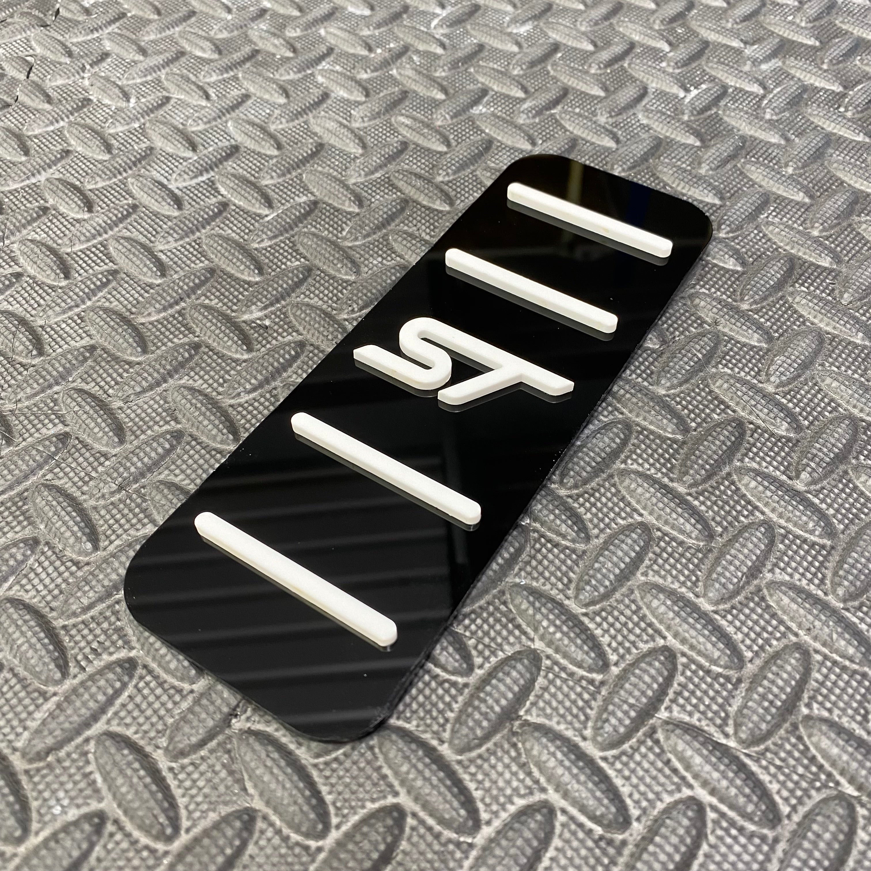 Mk7.5/Mk8/8.5 Fiesta & Mk2/2.5 Focus Dead Pedal / Foot Rest Plate (4D Acrylic)