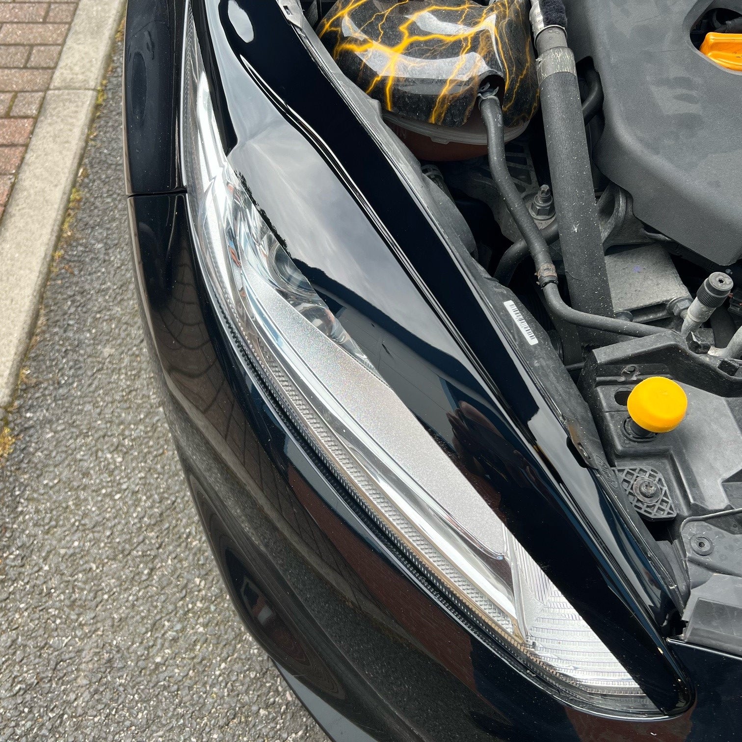 Replacement Mk7.5 Ford Fiesta Headlight Eyebrows