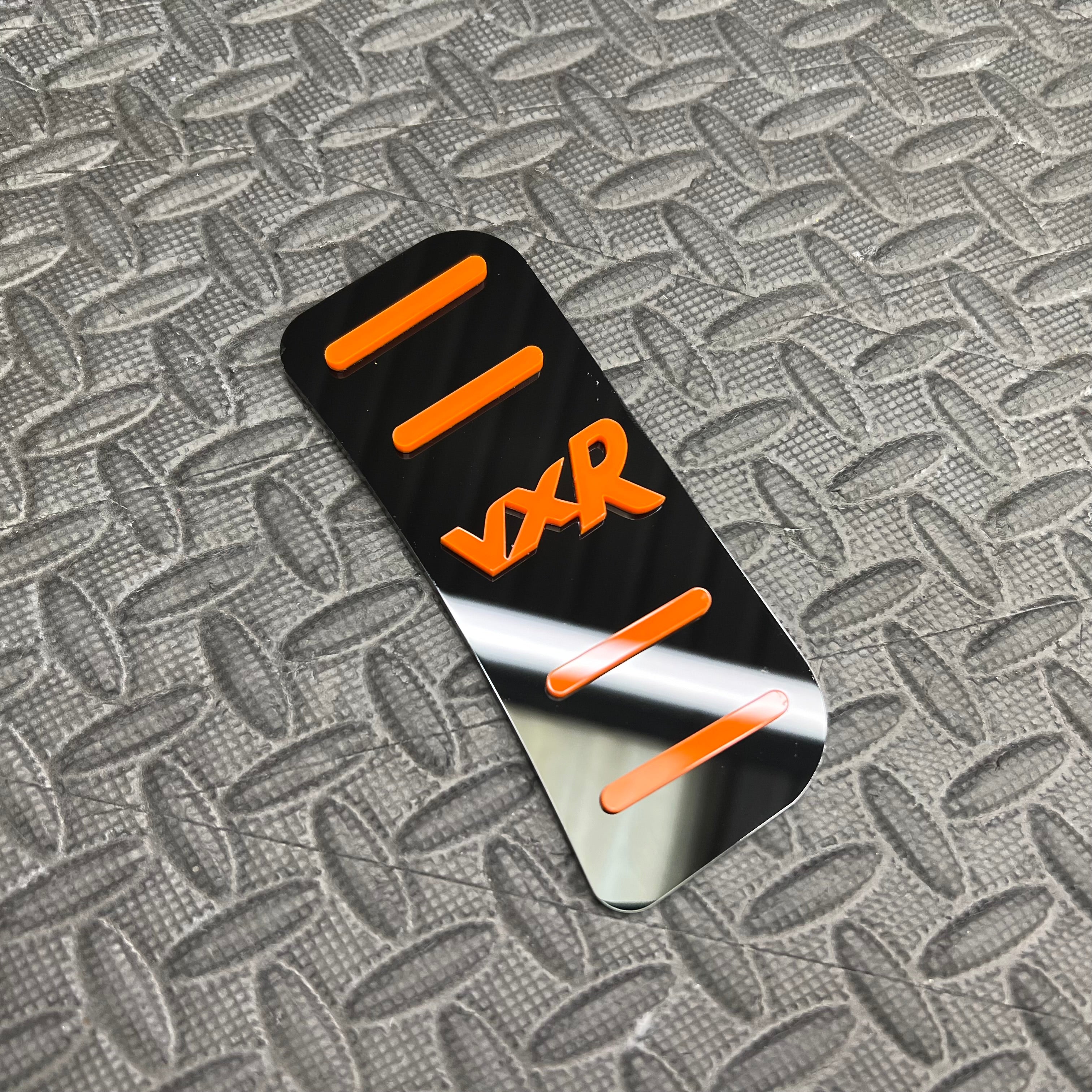 Plaque de repose-pieds/pédale morte - Opel Corsa D VXR (acrylique 4D)