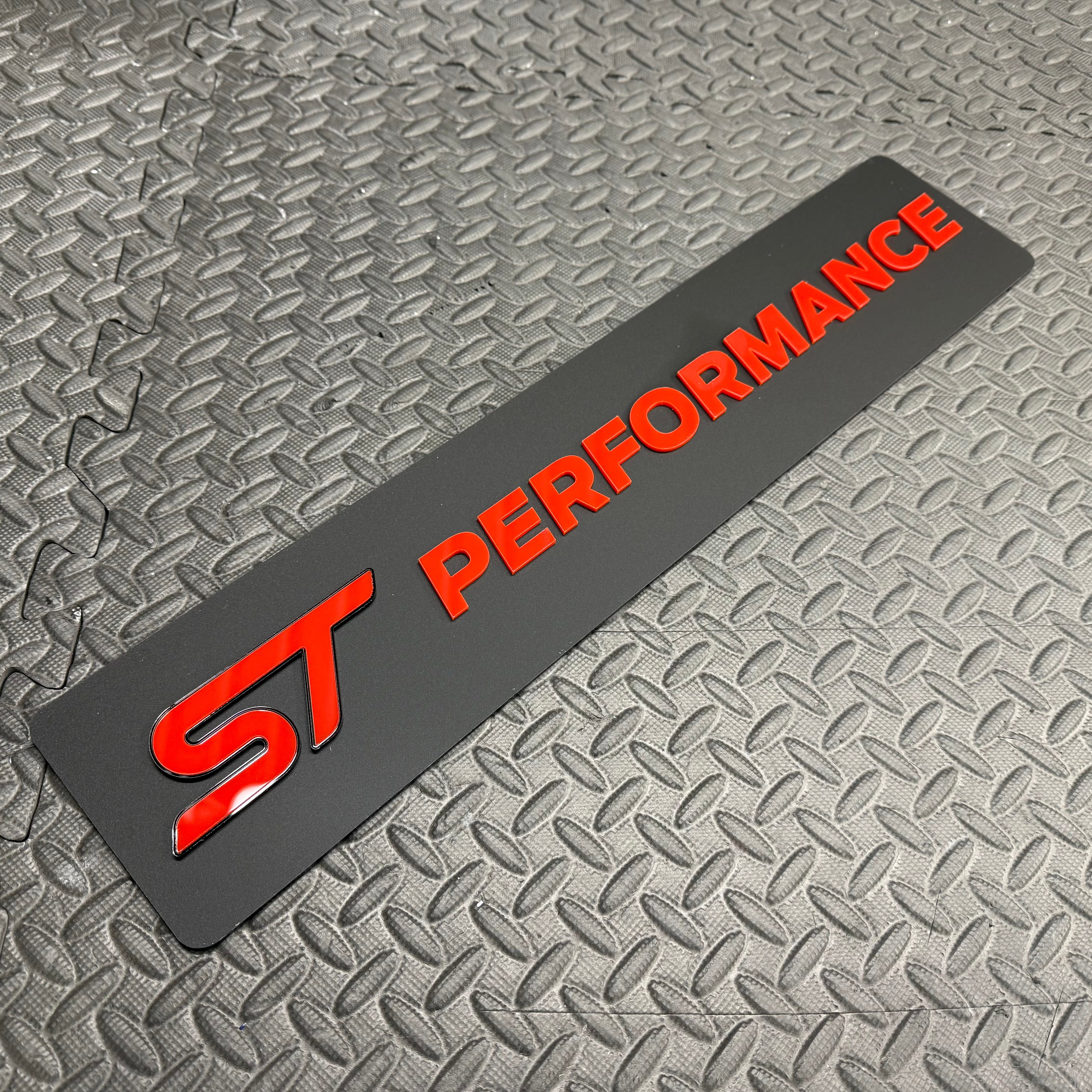 ST Performance Vehicle Show Plates