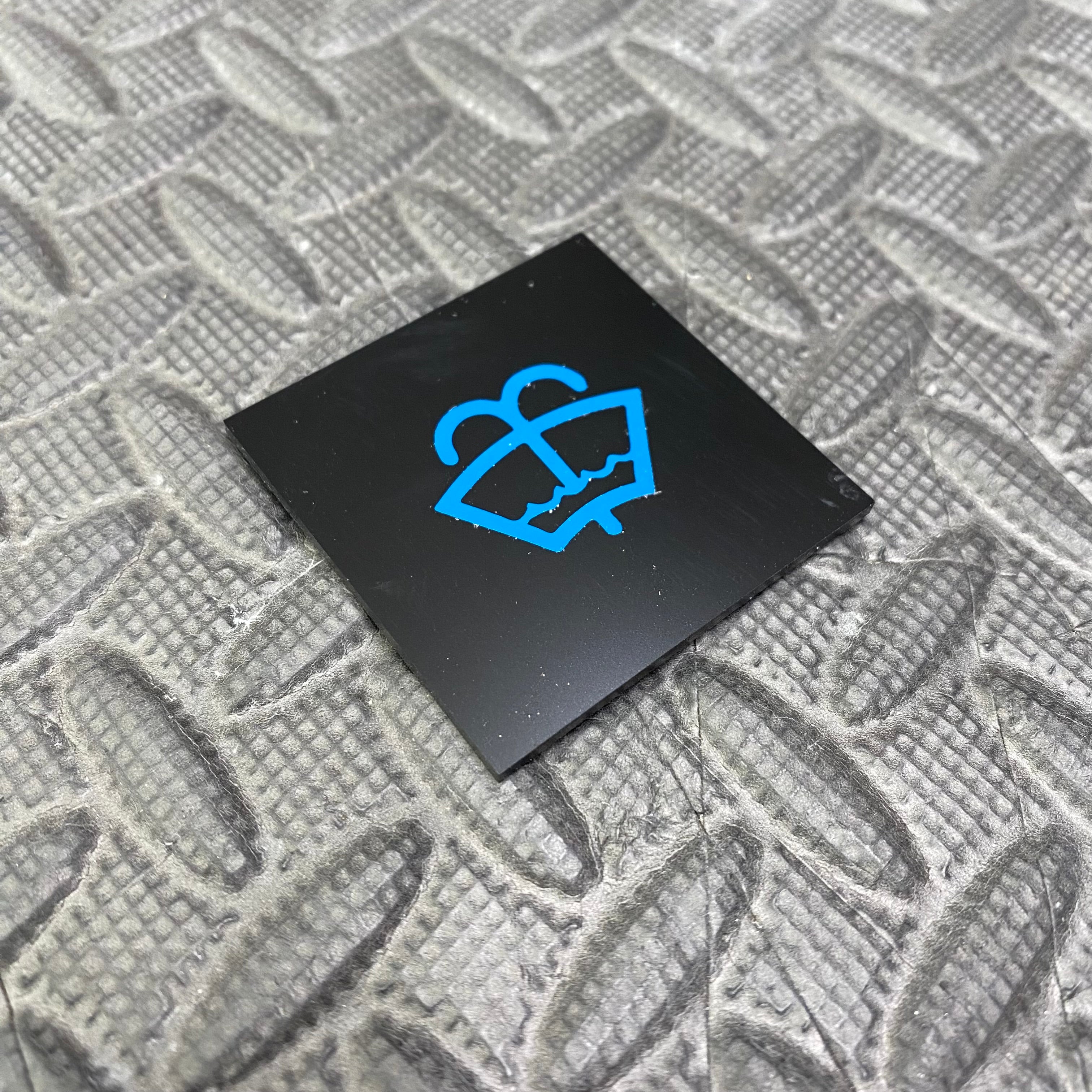 Vinyl-Aufkleber für die Unterlegscheiben-Logokappe