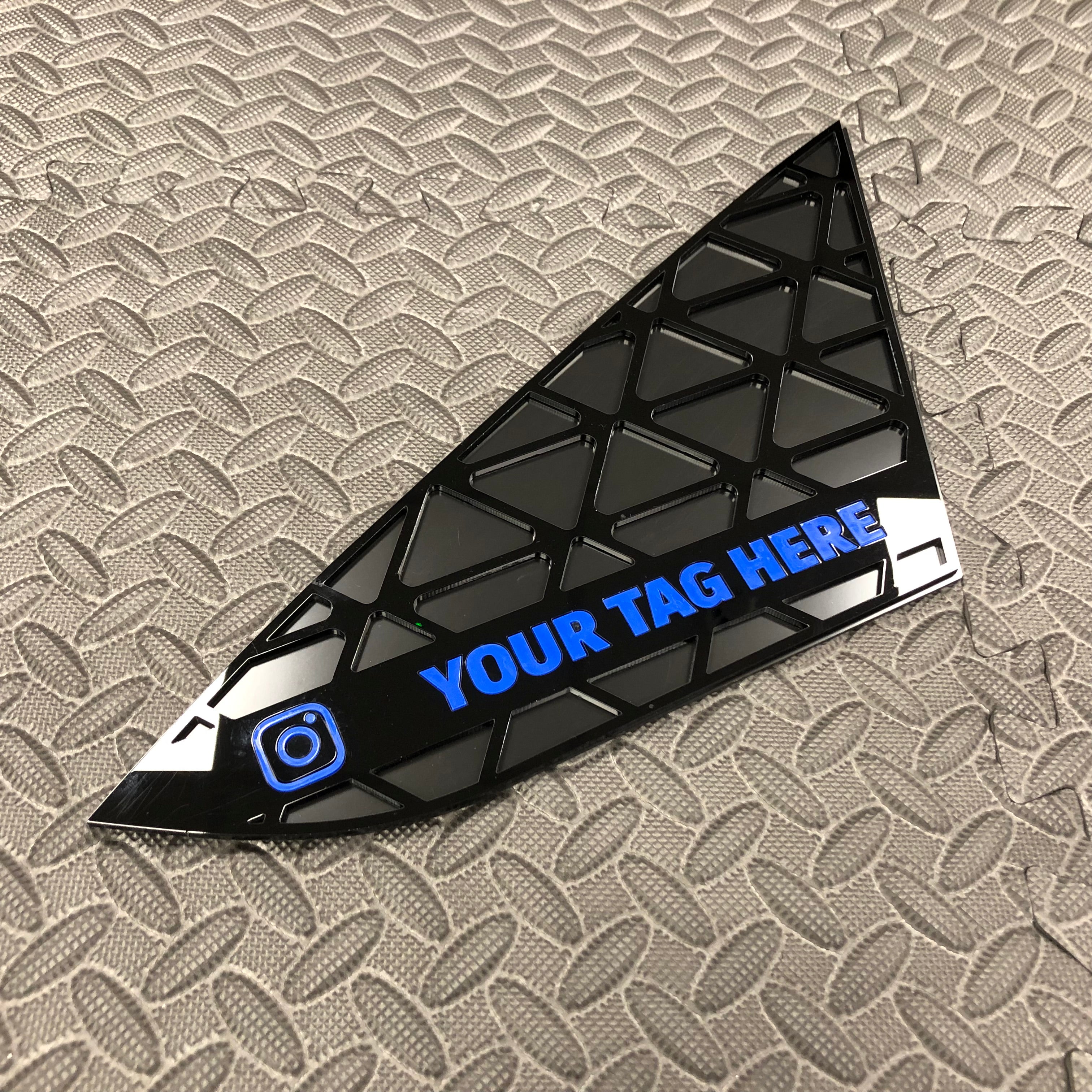 Inserts de vitres de custode avant pour Opel Astra J (y compris VXR OPC) (paire)