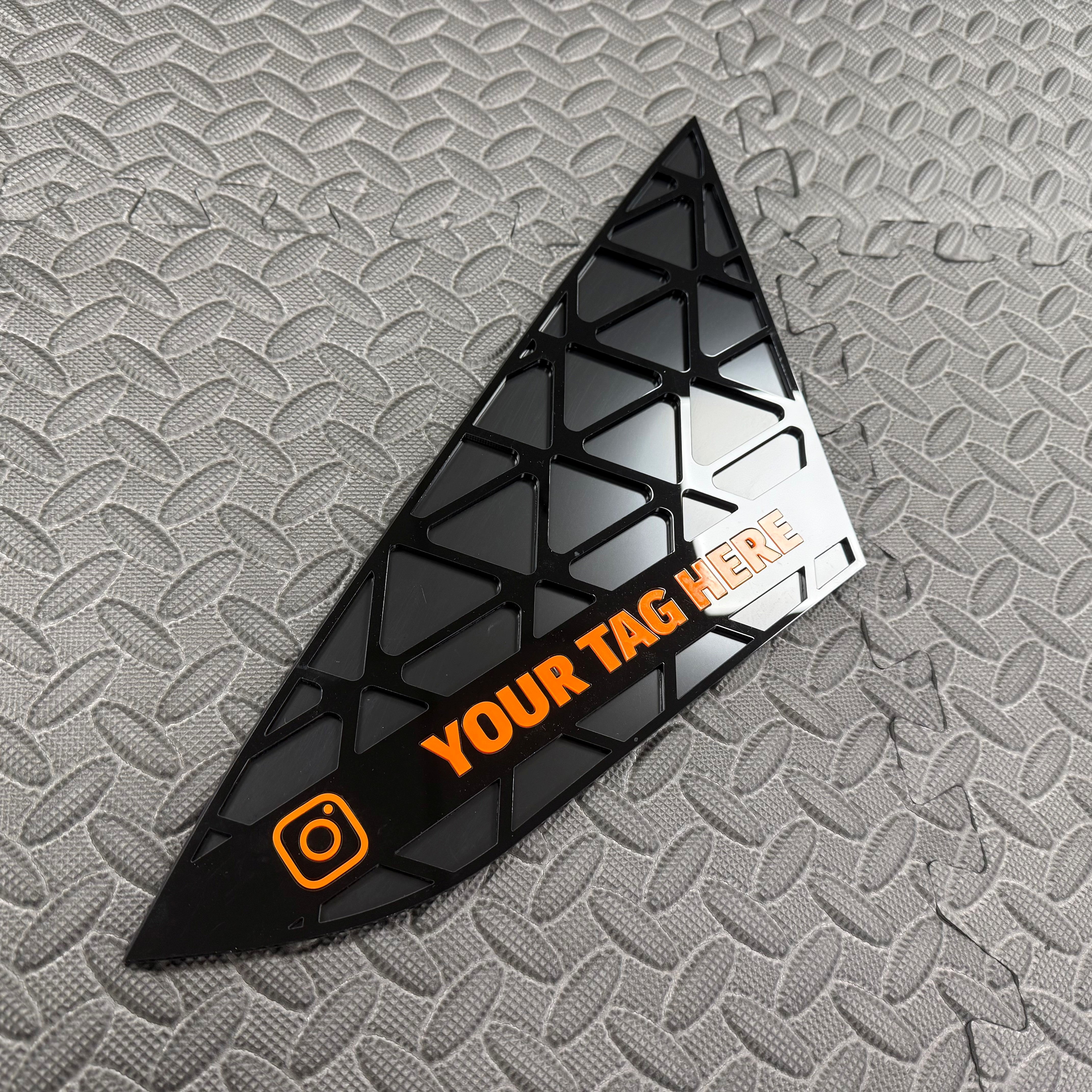 Inserts de vitres de custode avant pour Opel Astra J (y compris VXR OPC) (paire)