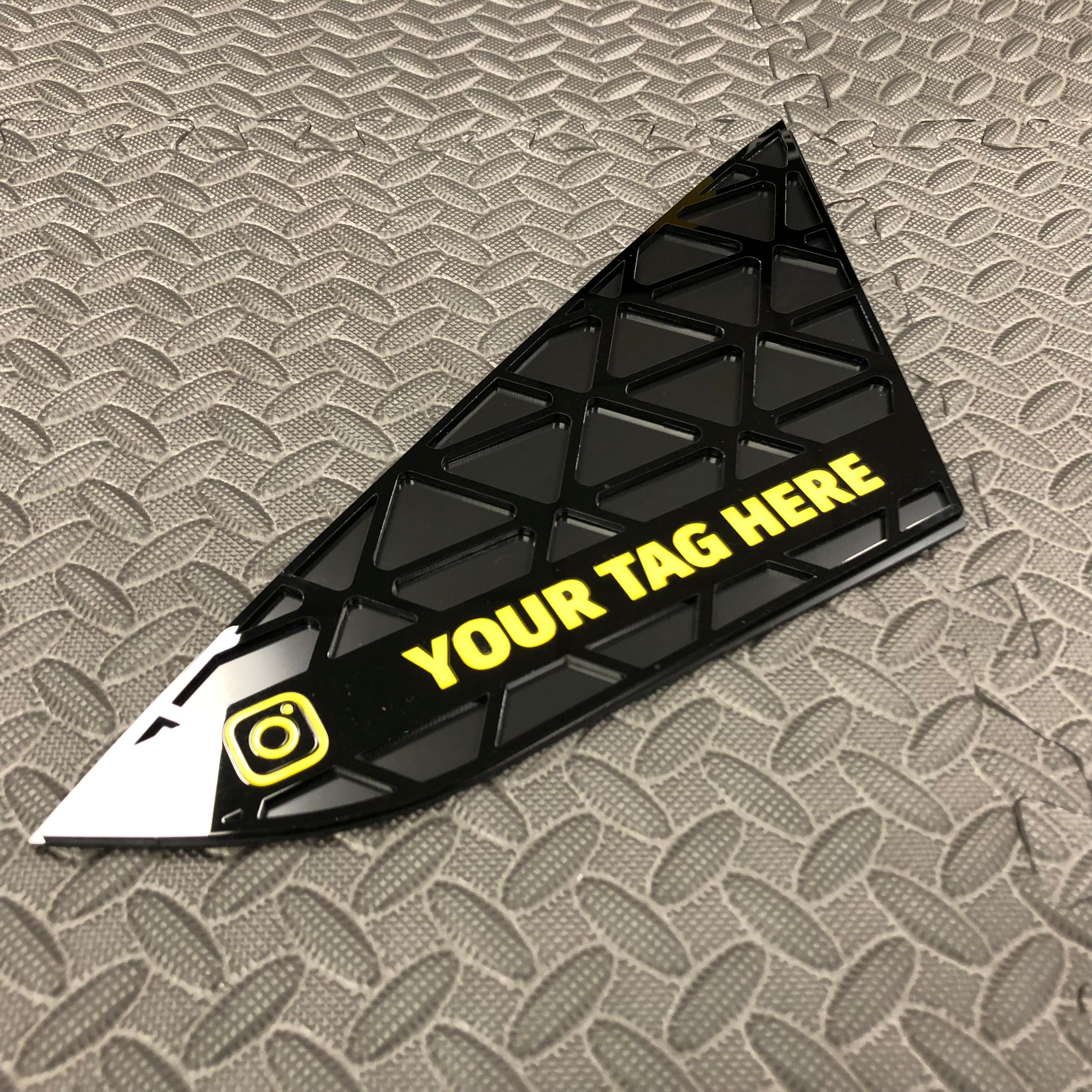 Inserts de vitres de custode avant pour Opel Astra J (y compris VXR OPC) (paire)