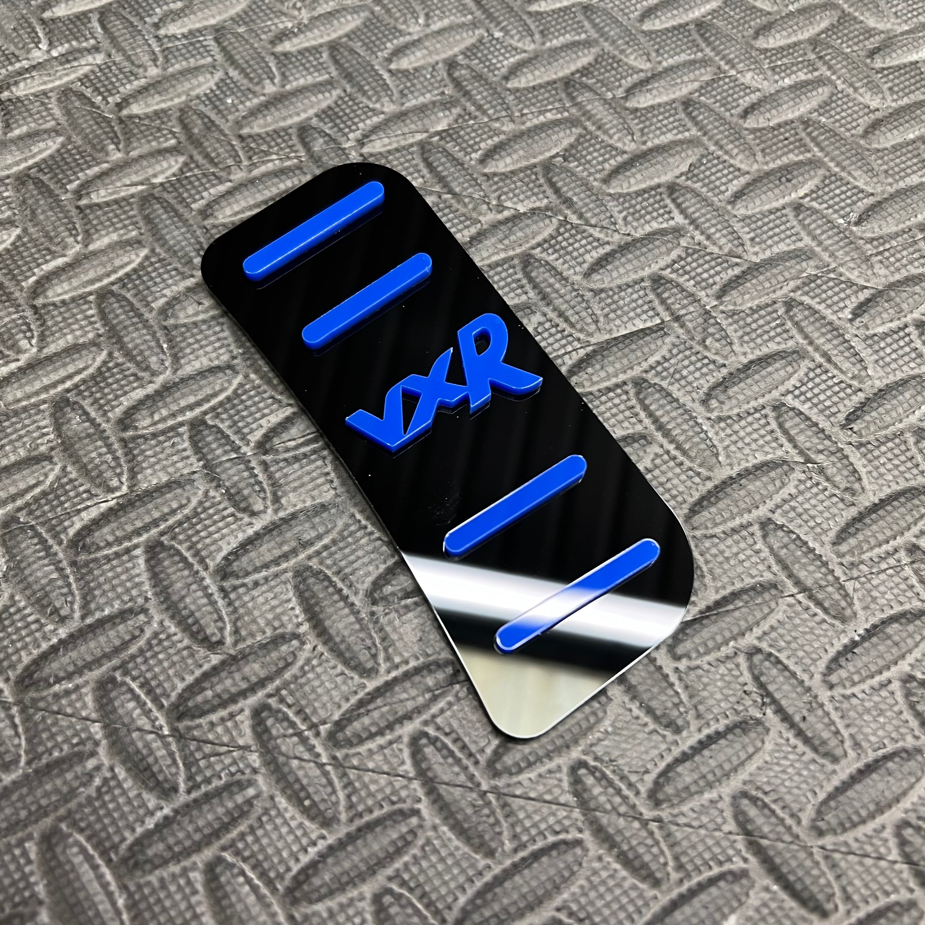 Plaque de repose-pieds/pédale morte - Opel Corsa D VXR (acrylique 4D)