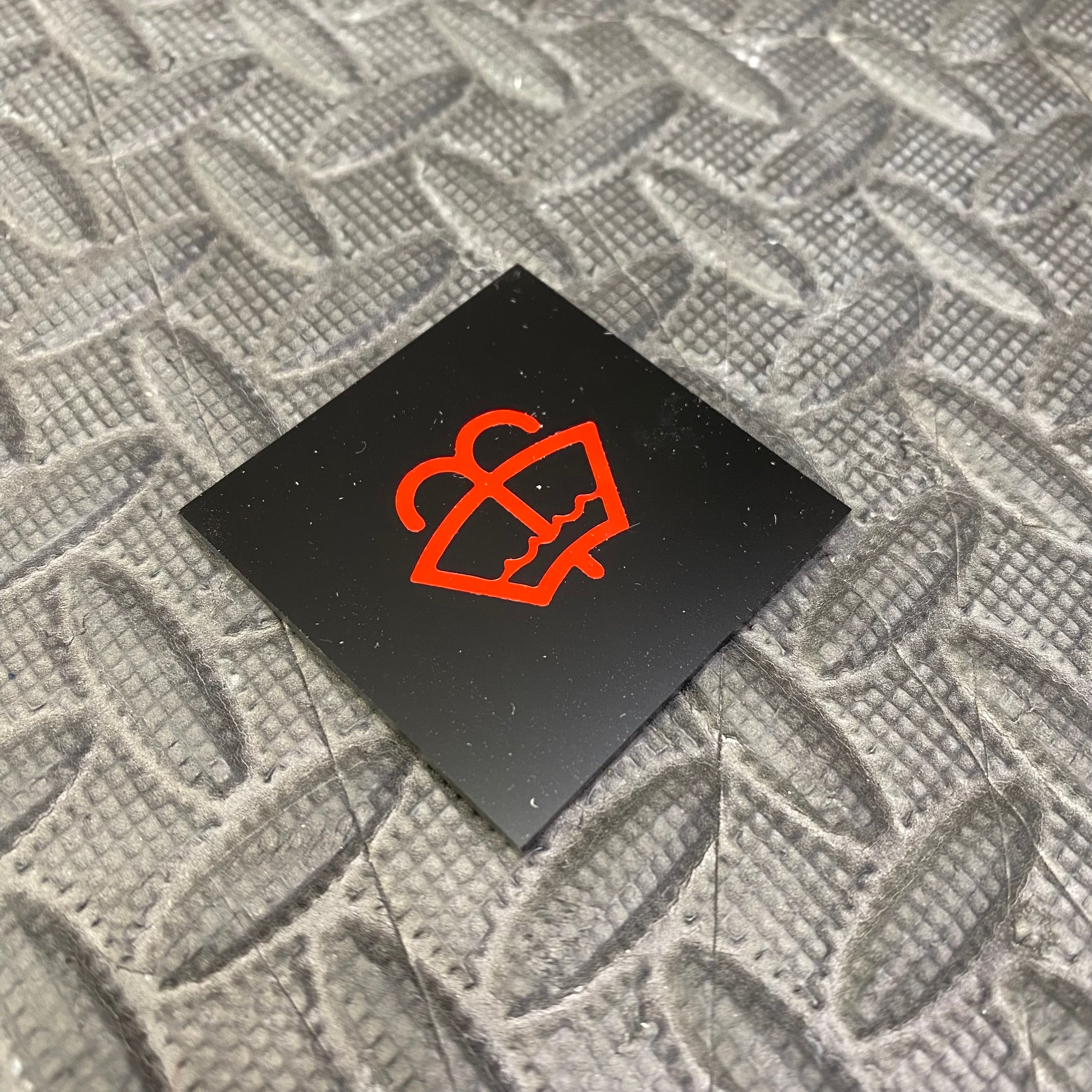 Vinyl-Aufkleber für die Unterlegscheiben-Logokappe