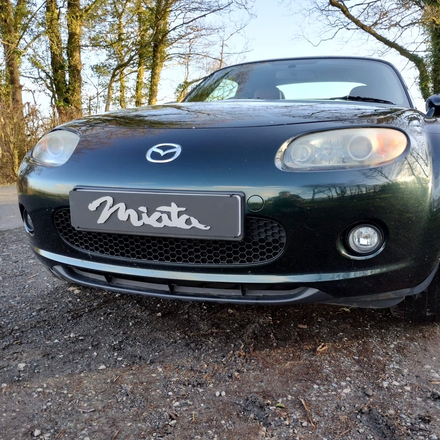 MX-5 Fahrzeug-Show-Kennzeichen (4D-Acryl)