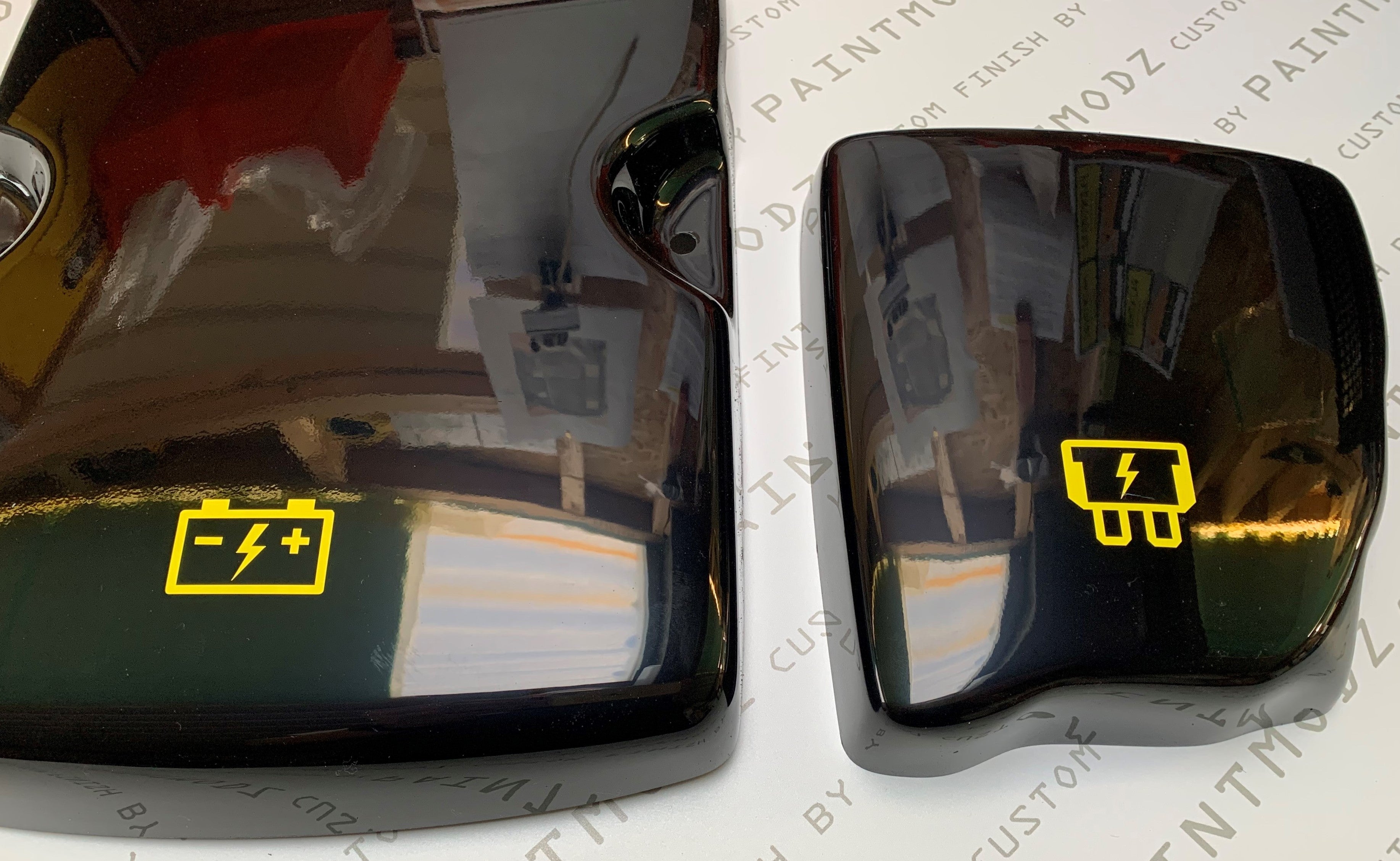 Proform Battery and Fuse Vinyl Sticker Set - Yellow