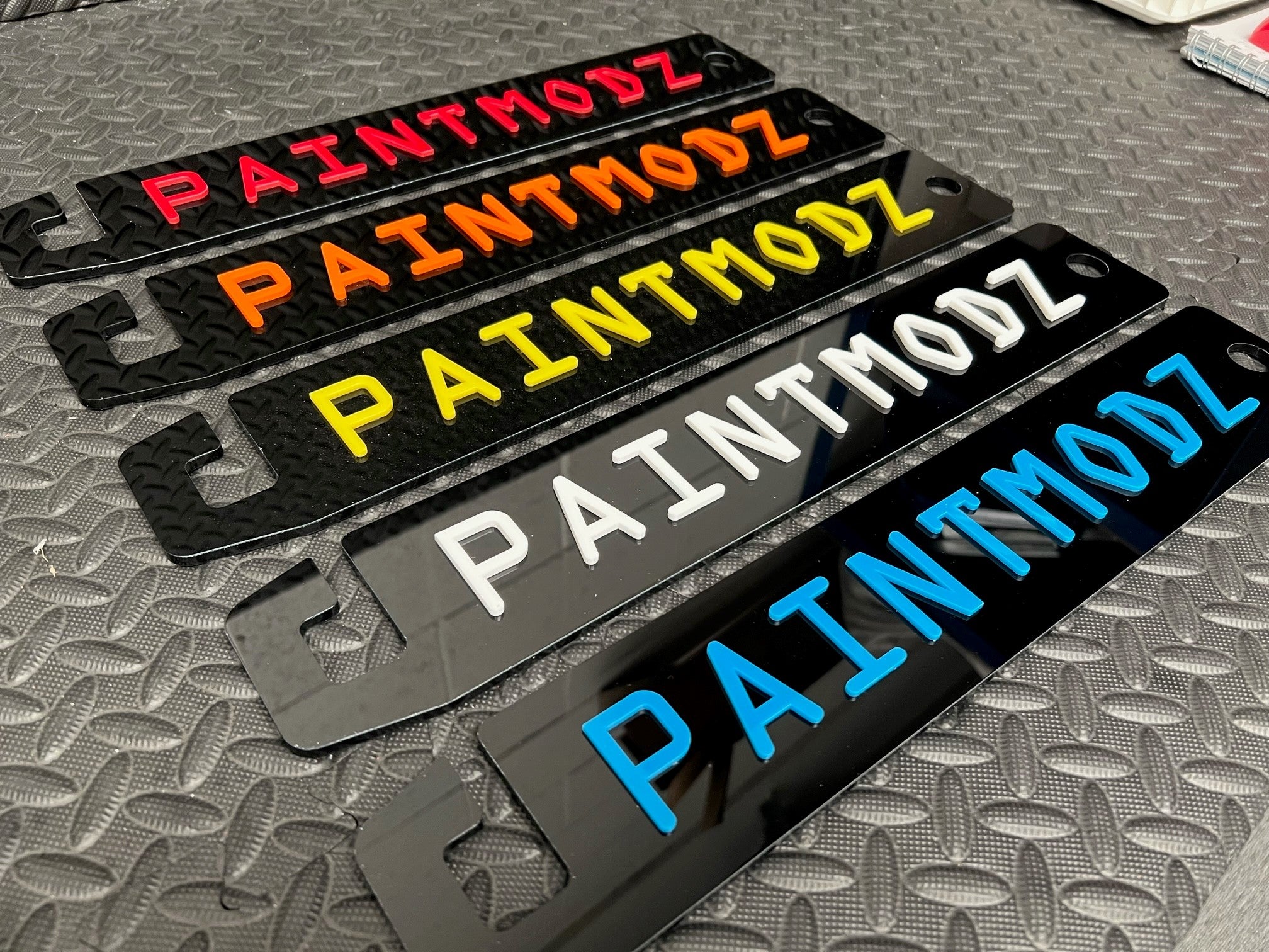 Proform Universal Bonnet Prop - Gloss Black Prop With Various Colour PAINTMODZ Logo