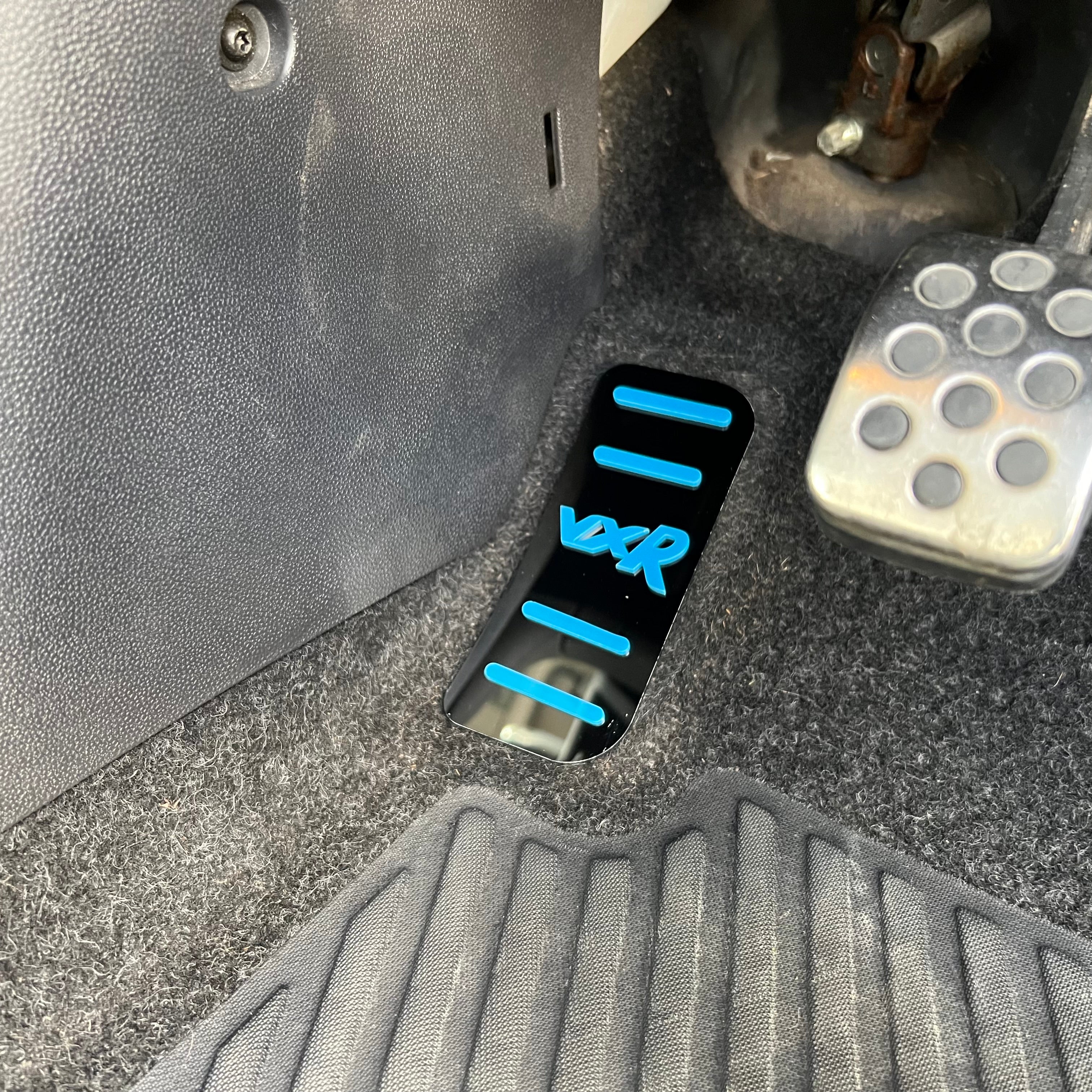 Plaque de repose-pieds/pédale morte - Opel Corsa D VXR (acrylique 4D)
