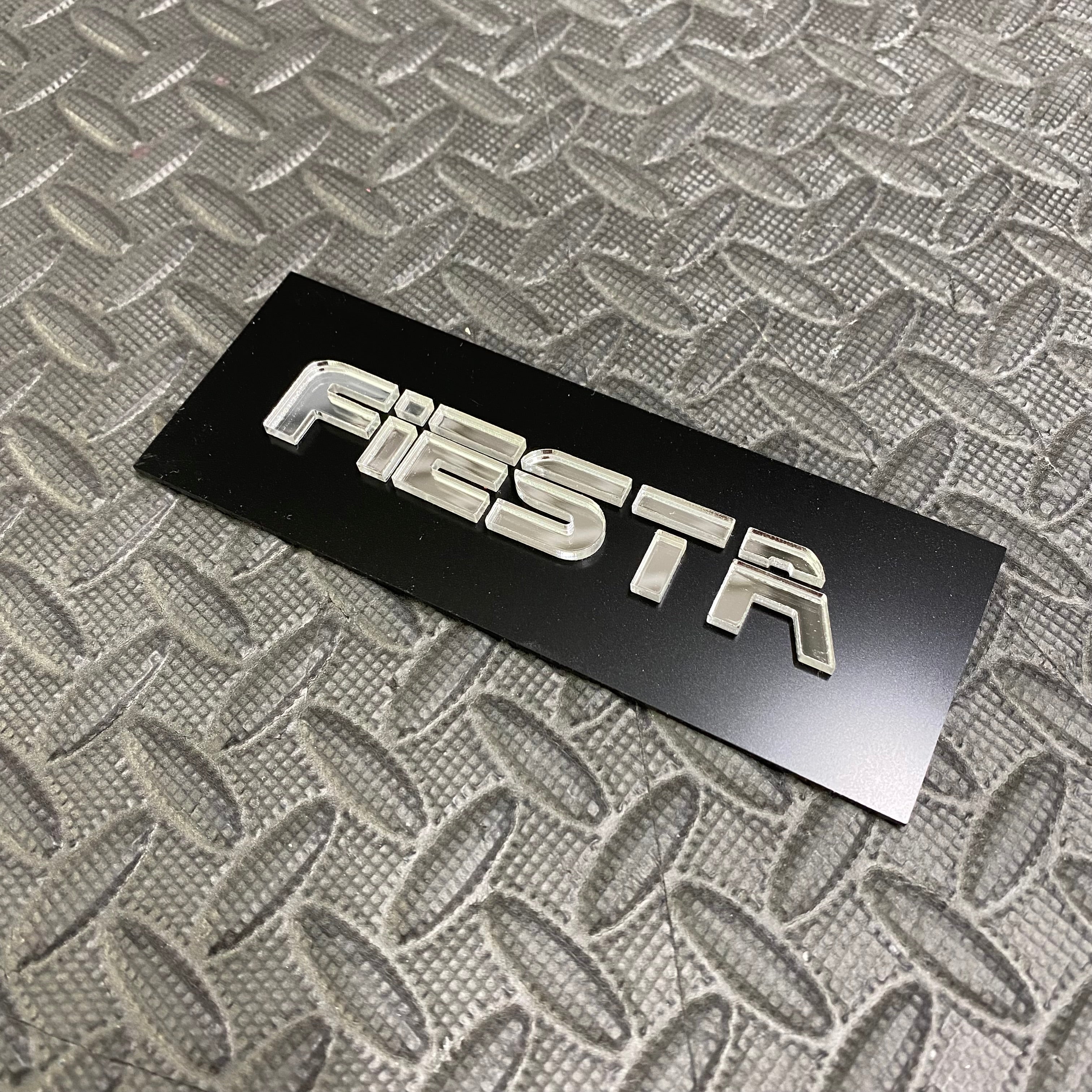 Fiesta 4D Acryl-Heckklappenabzeichen