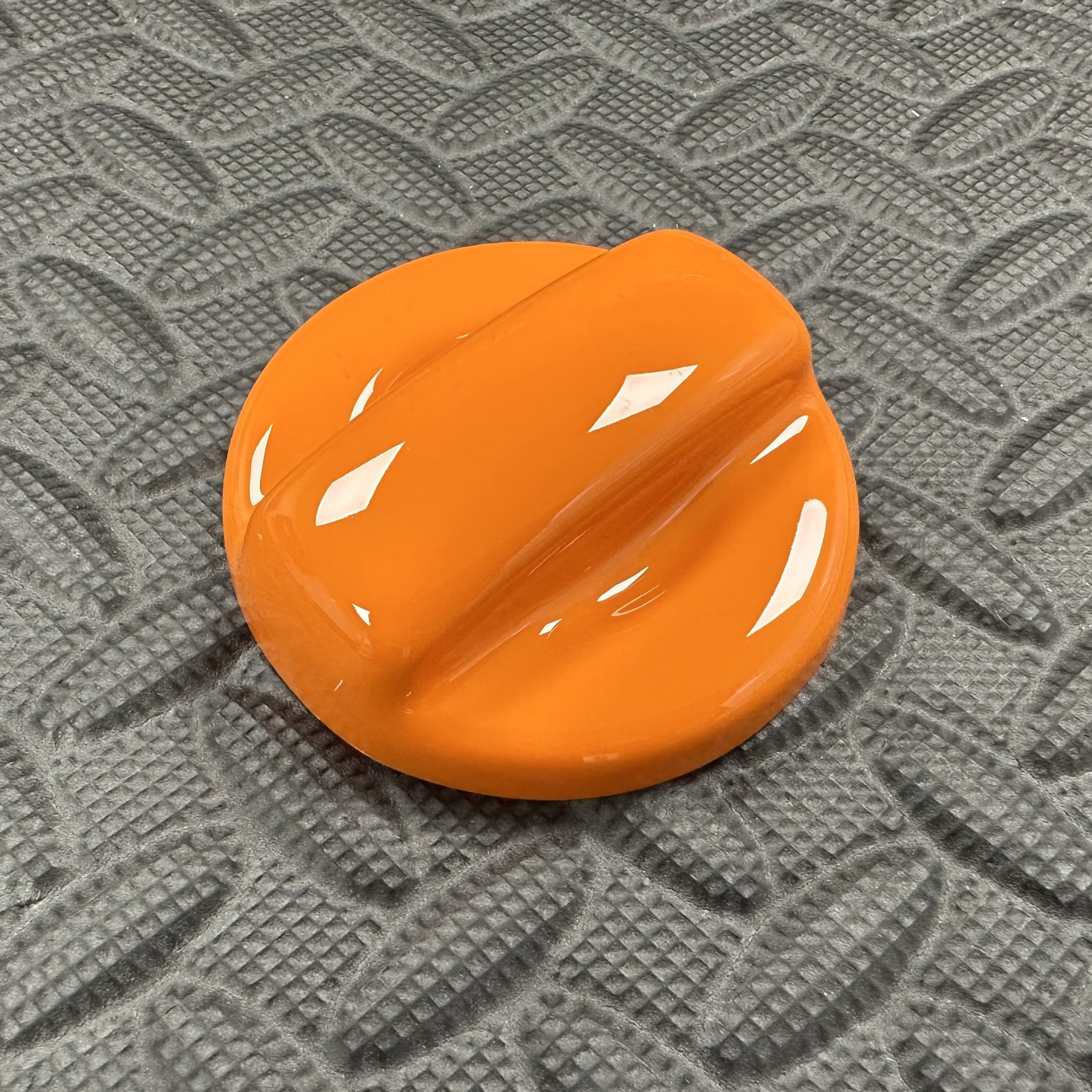 Oil Cap Cover Gloss Orange Plastic